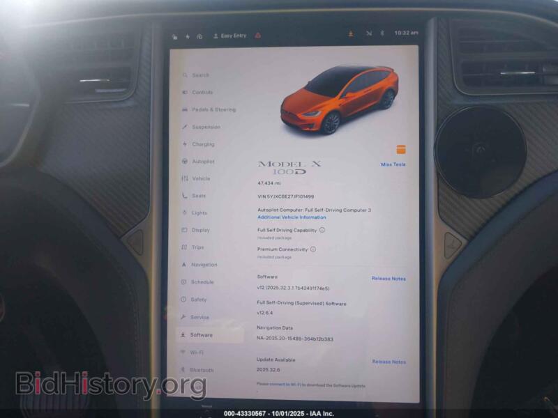 2018 Tesla MODEL X (VIN 5YJXCBE27JF101499) — фото 7 из 16