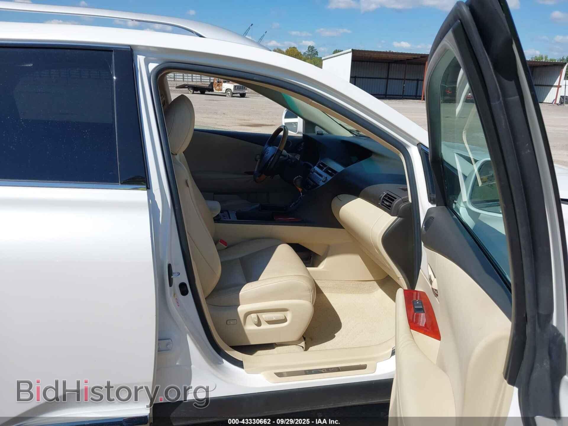 2012 LEXUS RX 350 - VIN: 2T2ZK1BA3CC070868 - Фото 5