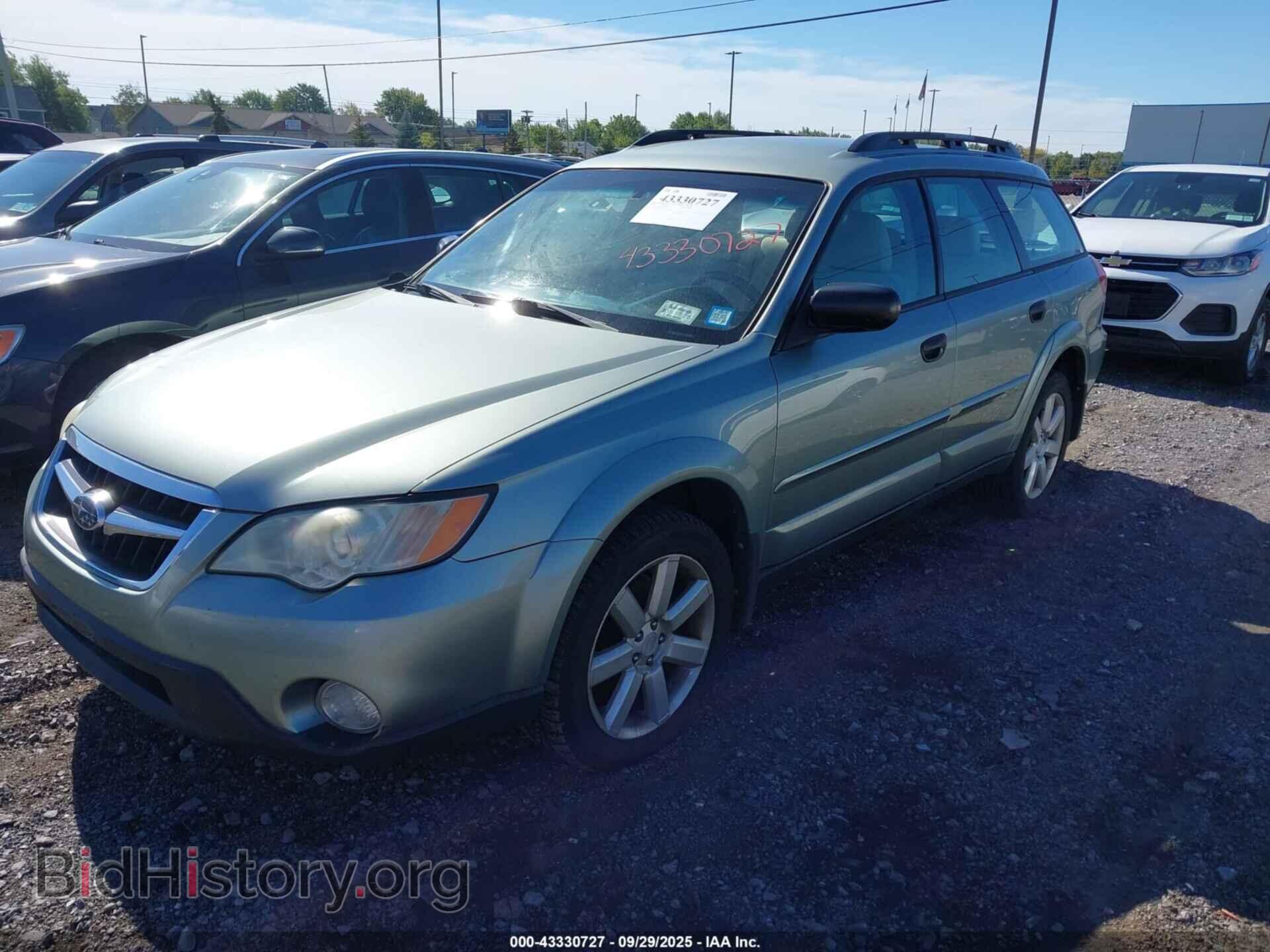 2009 SUBARU OUTBACK - VIN: 4S4BP61C497340669 - Фото 2