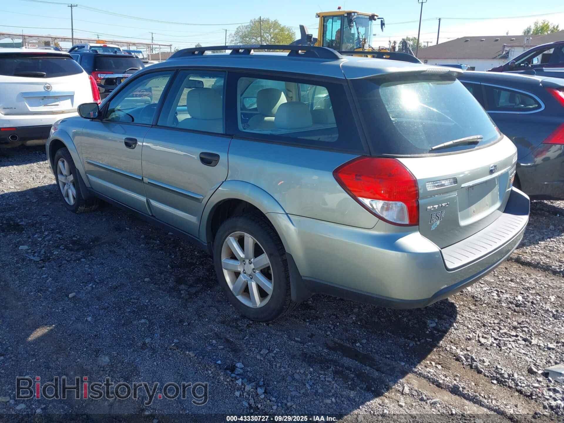 2009 SUBARU OUTBACK - VIN: 4S4BP61C497340669 - Фото 3