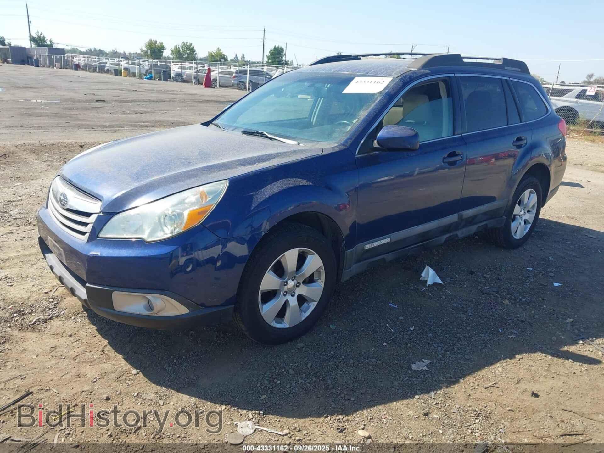 2011 SUBARU OUTBACK - VIN: 4S4BRBBC5B3354627 - Фото 2