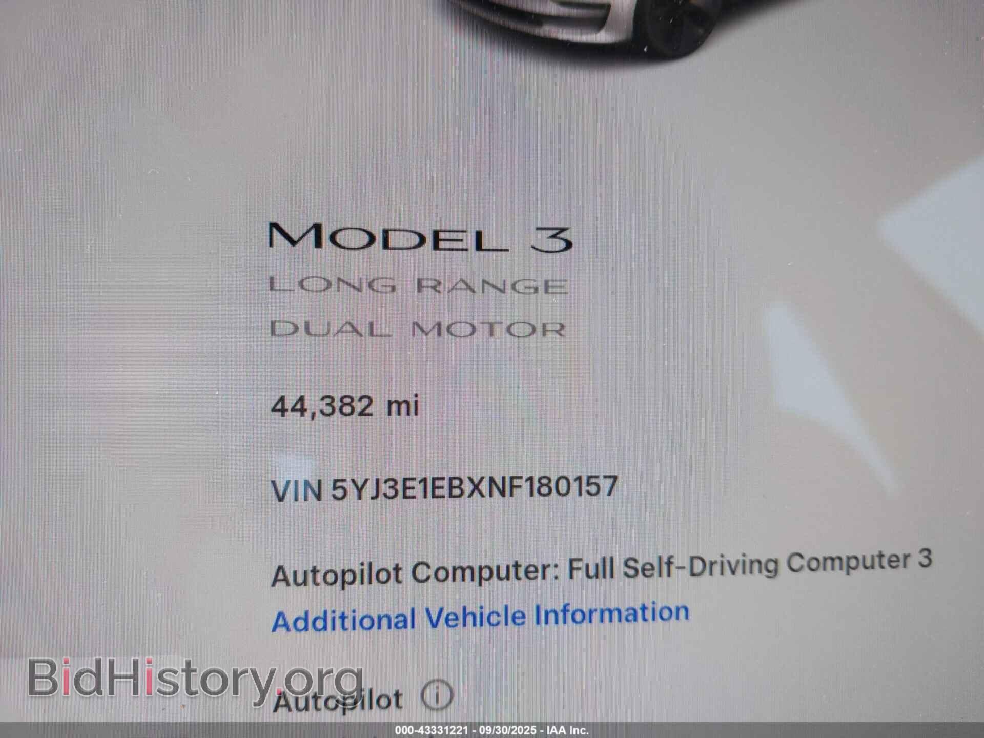 2022 TESLA MODEL 3 - VIN: 5YJ3E1EBXNF180157 - Фото 7