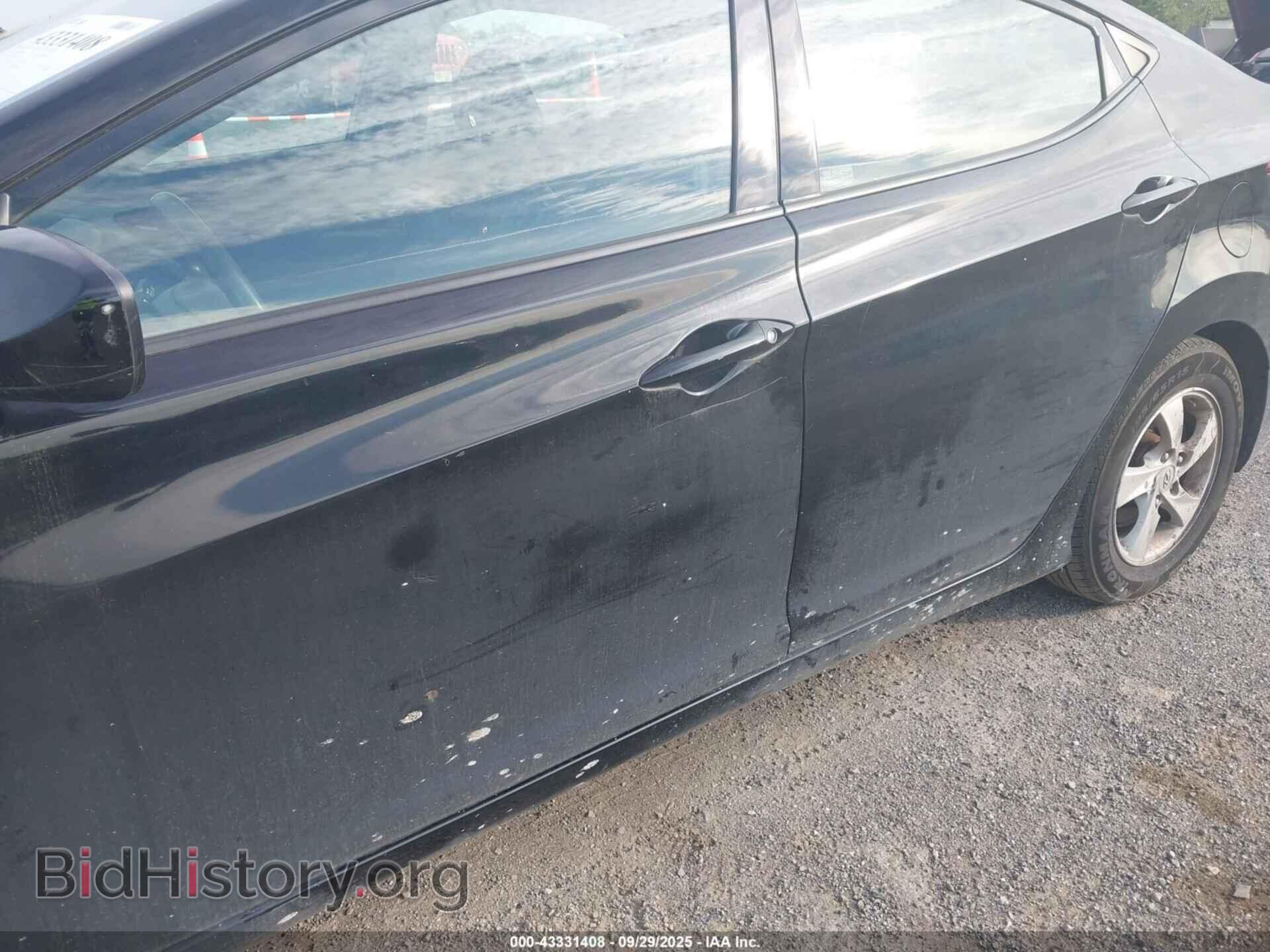 2014 HYUNDAI ELANTRA - VIN: KMHDH4AE9EU218770 - Фото 6