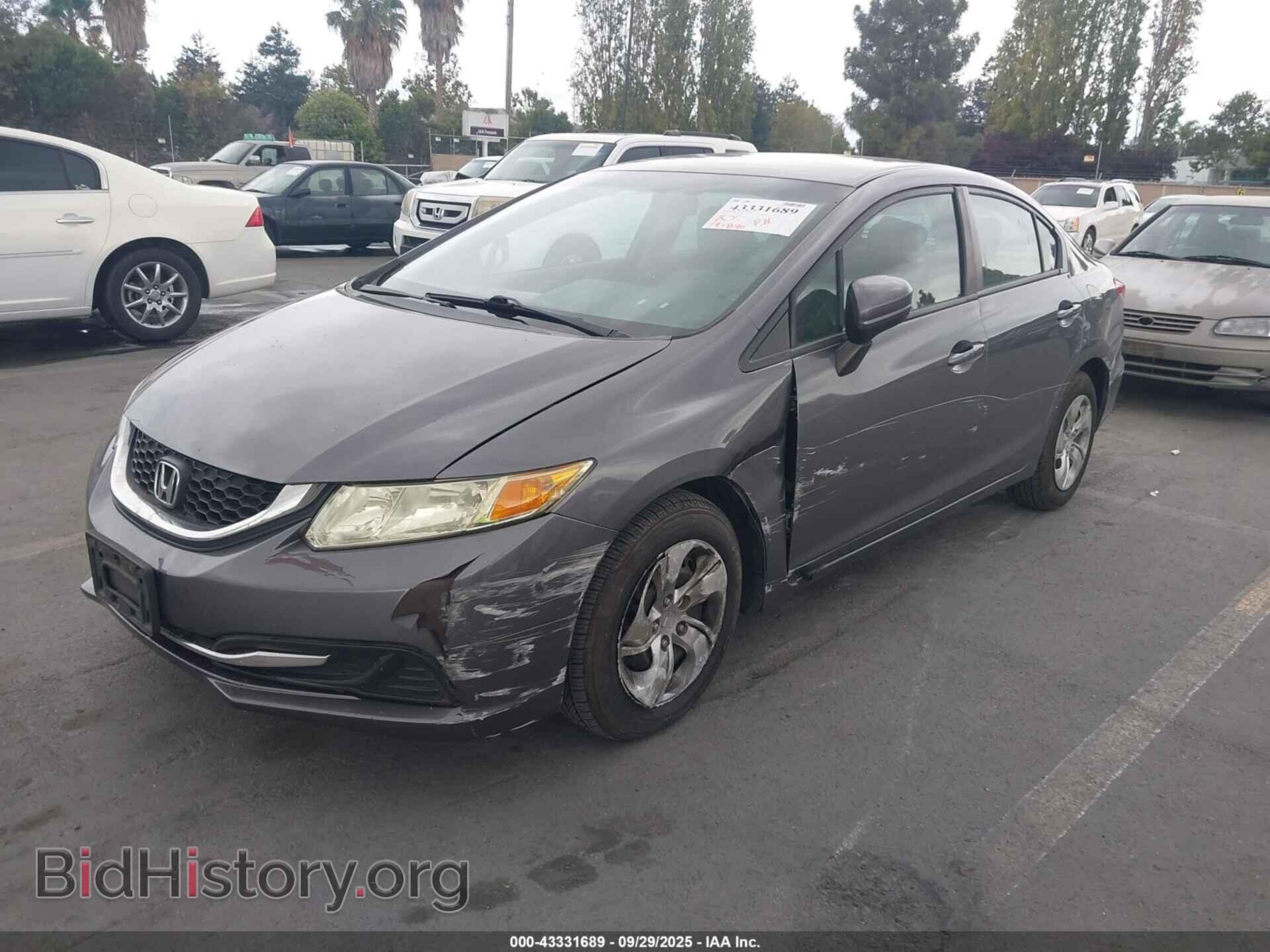 2014 HONDA CIVIC - VIN: 19XFB2F50EE257919 - Фото 2