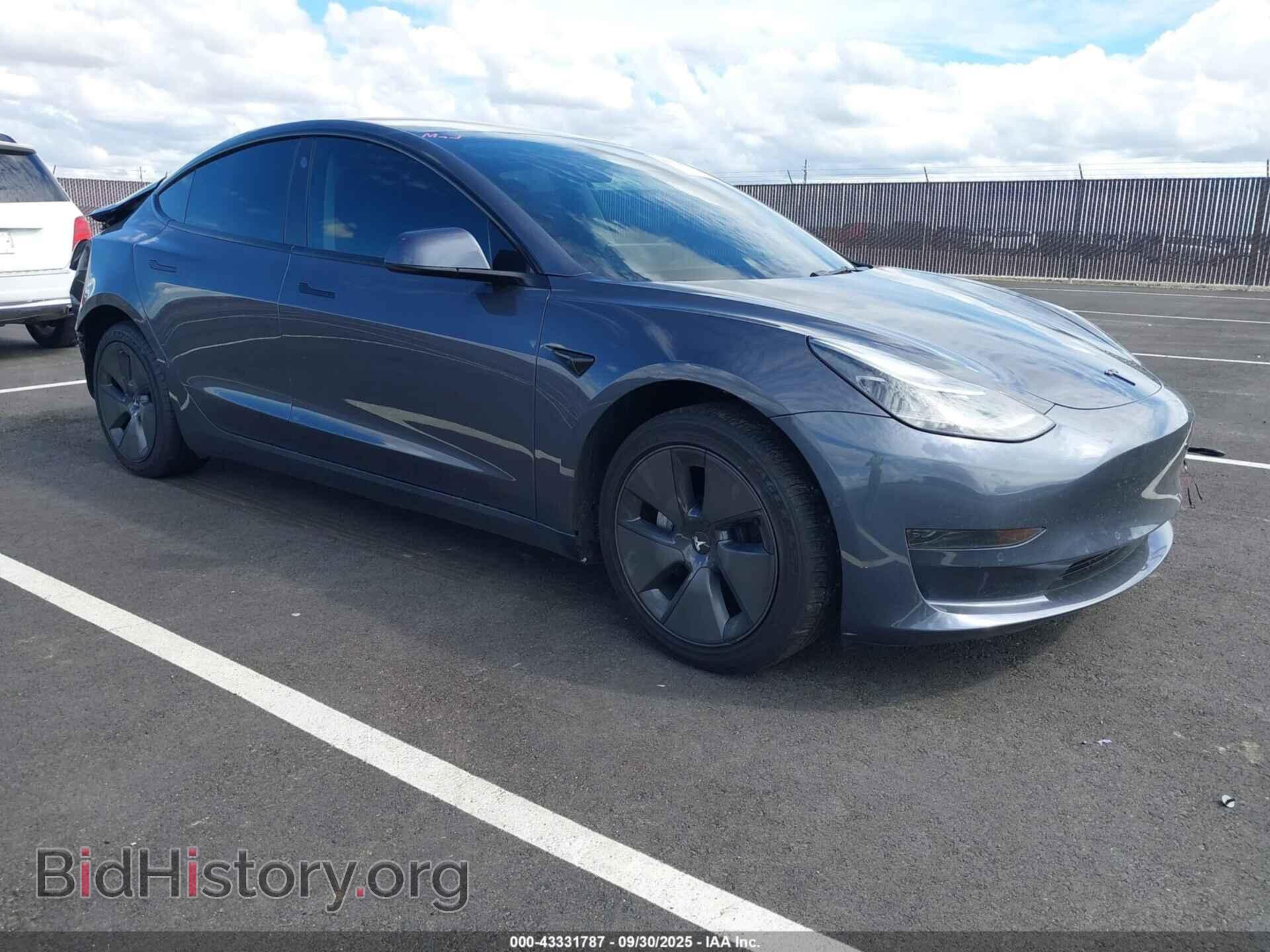 Photo 5YJ3E1EA0NF127314 - TESLA MODEL 3 2022