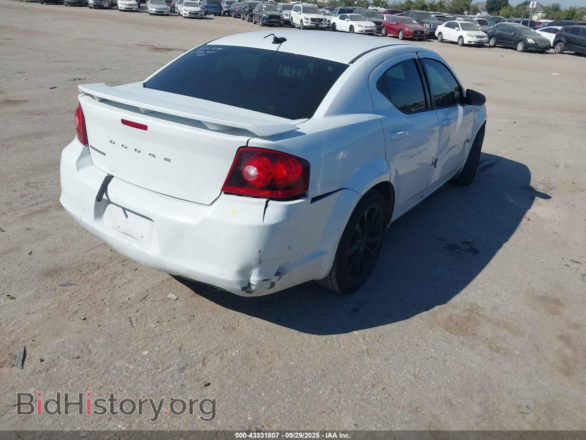 2014 DODGE AVENGER - VIN: 1C3CDZAG1EN104139 - Фото 4