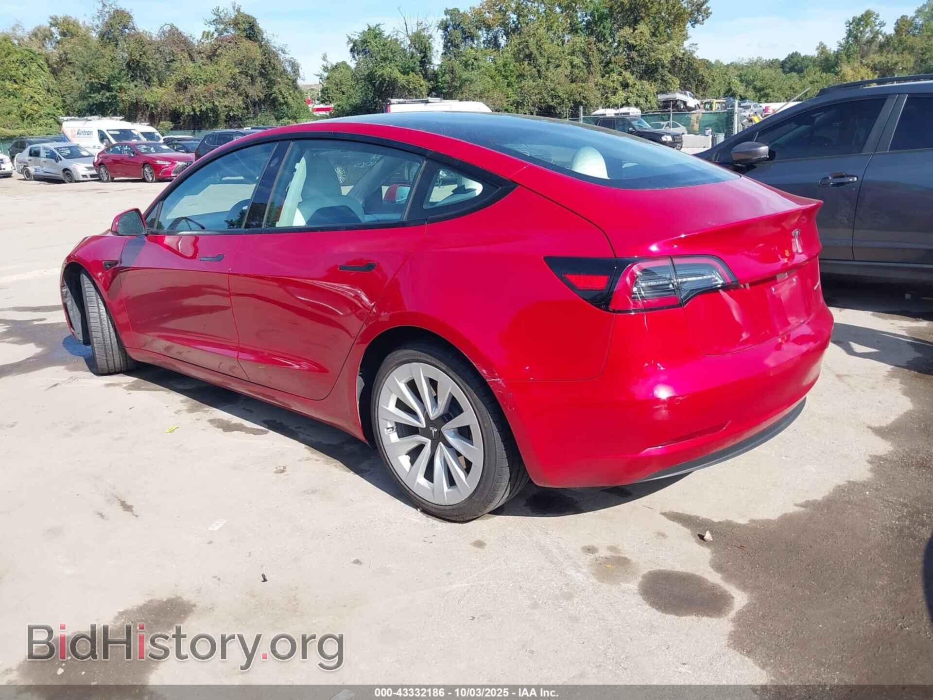 2022 TESLA MODEL 3 - VIN: 5YJ3E1EB7NF114665 - Фото 3