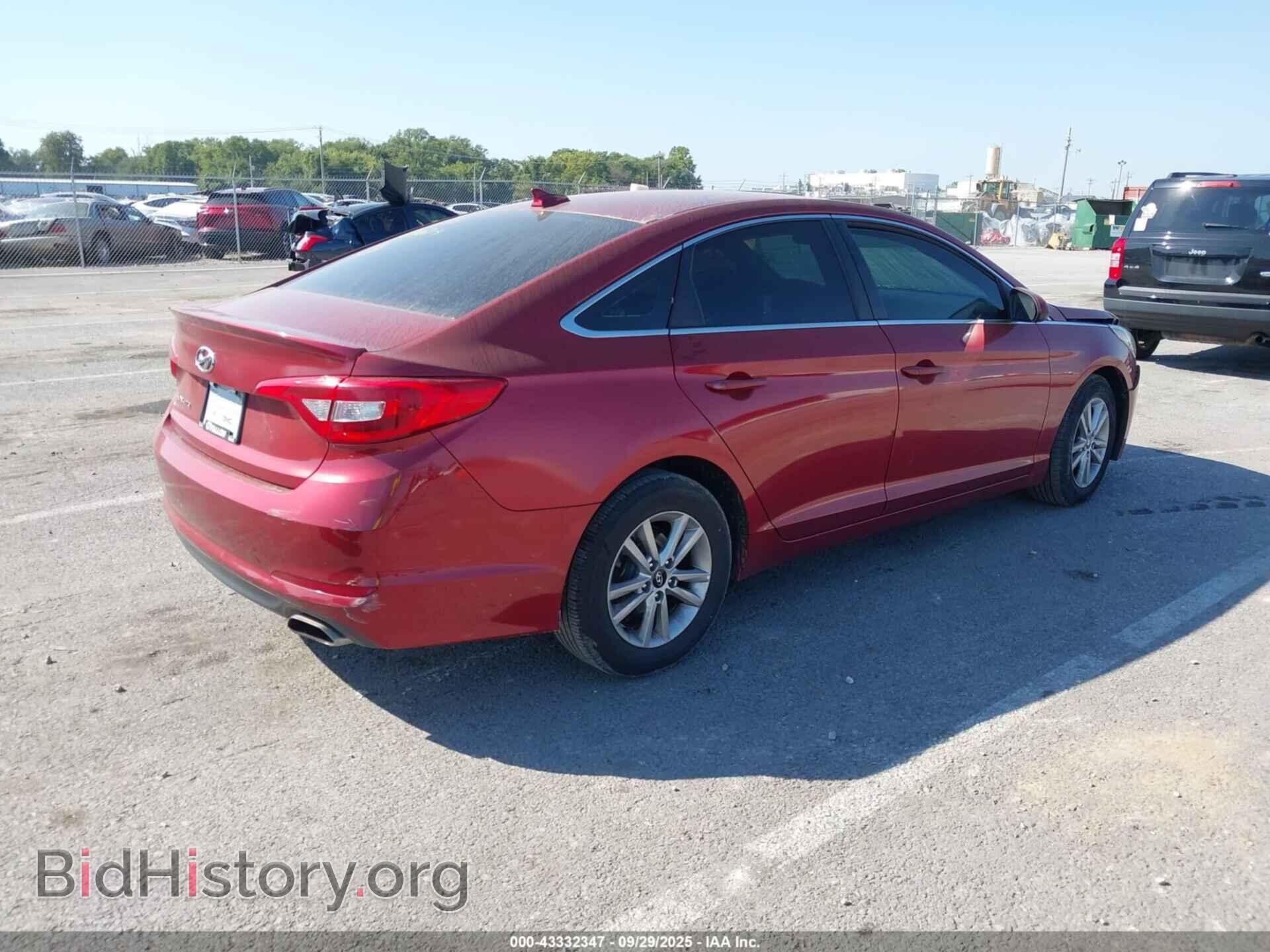 2016 HYUNDAI SONATA - VIN: 5NPE24AF6GH364575 - Фото 4