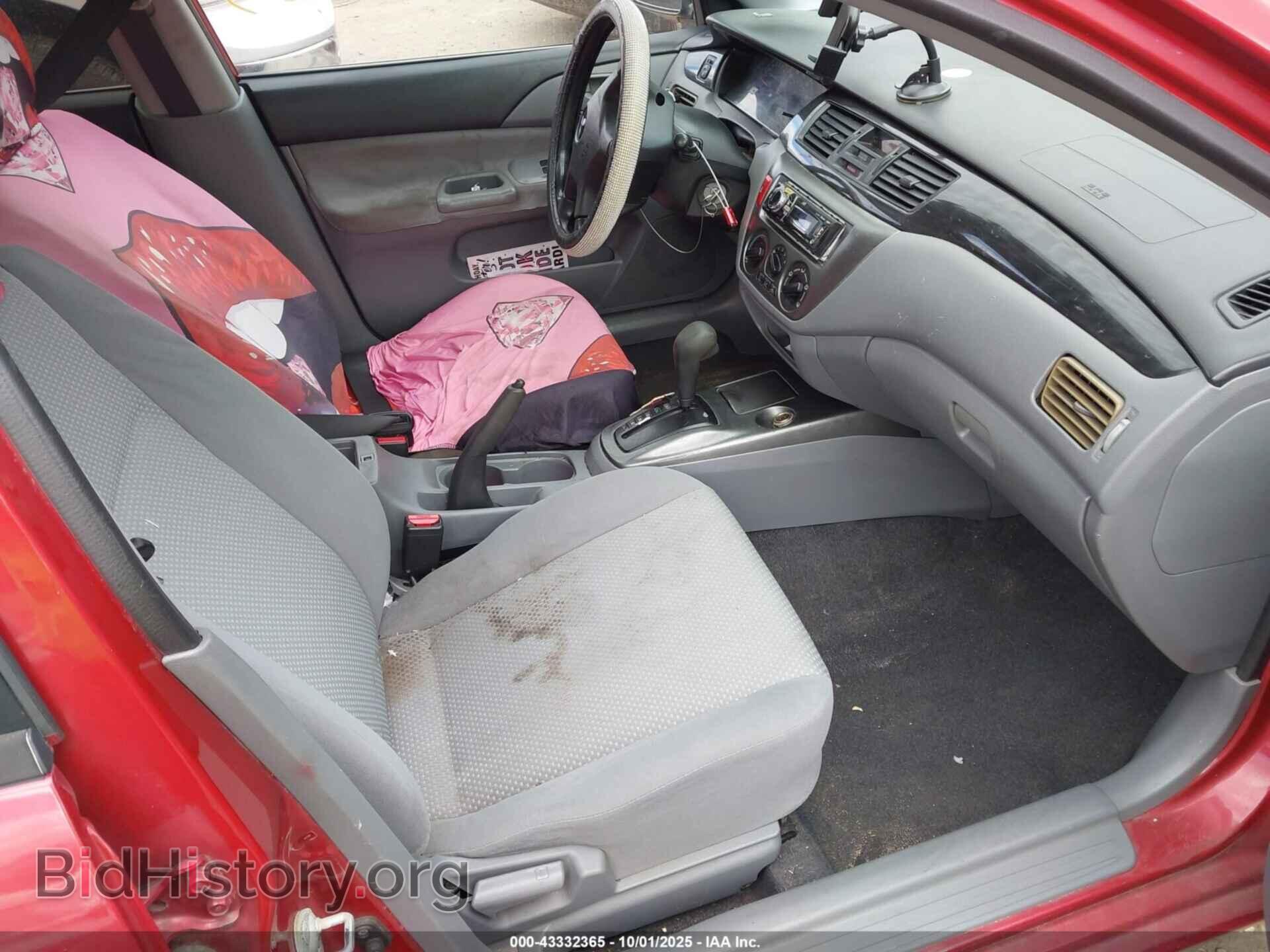 2006 MITSUBISHI LANCER - VIN: JA3AJ26E96U037449 - Фото 5