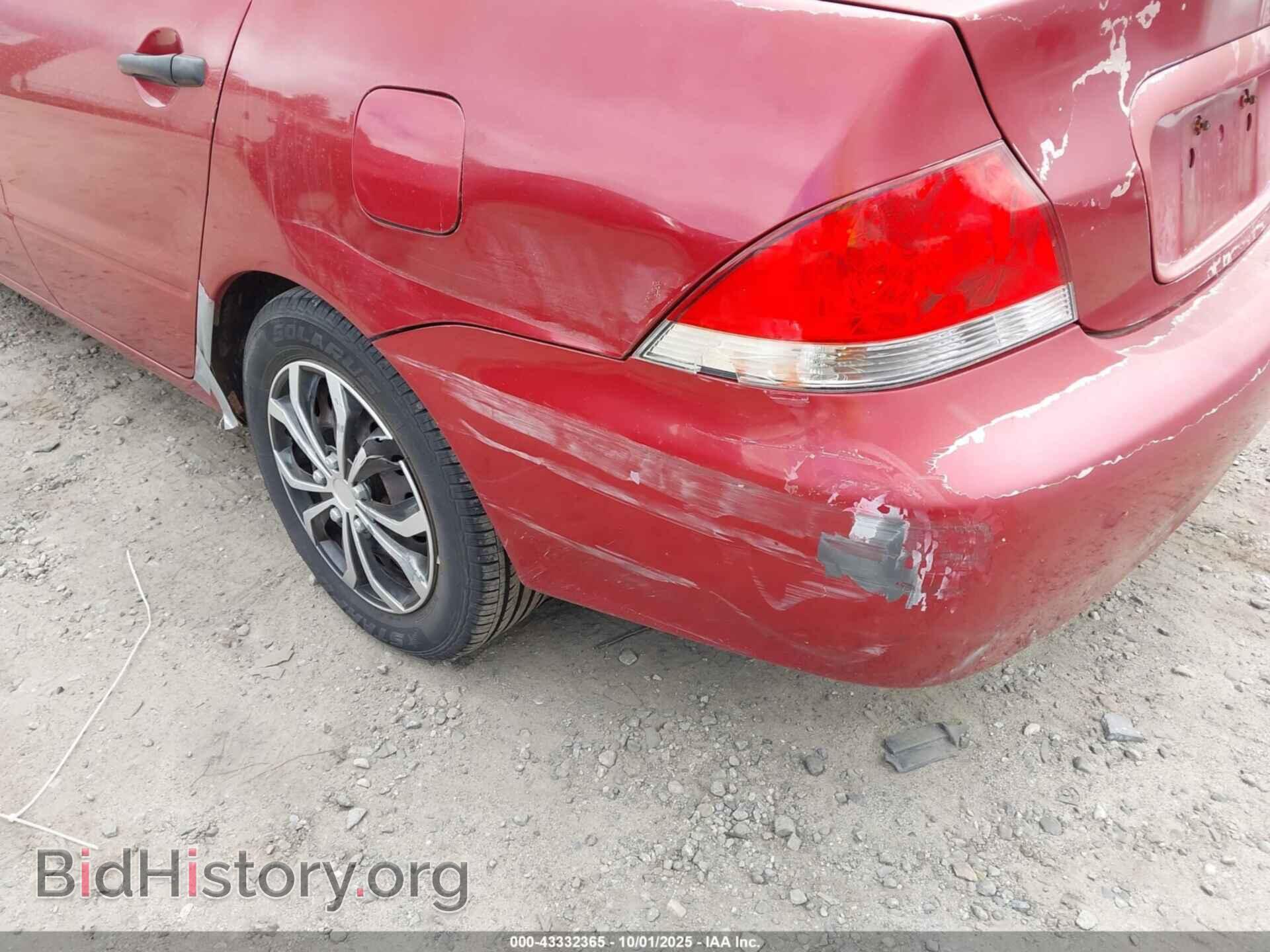 2006 MITSUBISHI LANCER - VIN: JA3AJ26E96U037449 - Фото 6