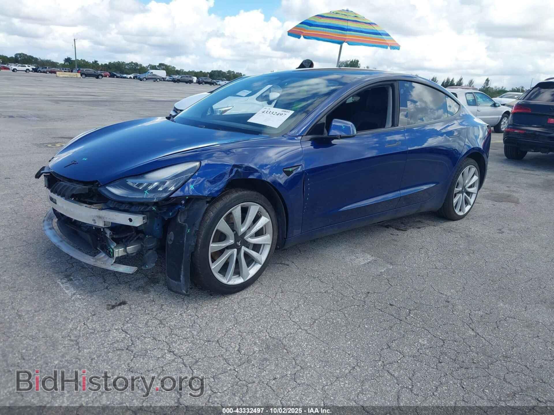 2019 TESLA MODEL 3 - VIN: 5YJ3E1EA6KF466414 - Фото 2