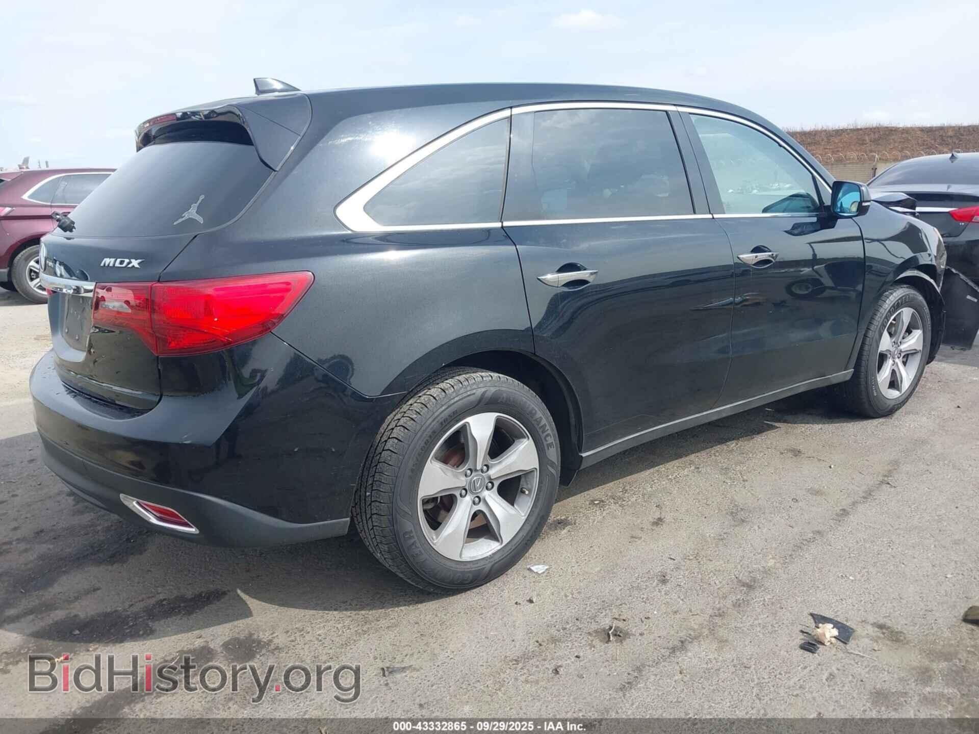 2014 ACURA MDX - VIN: 5FRYD3H22EB014701 - Фото 4