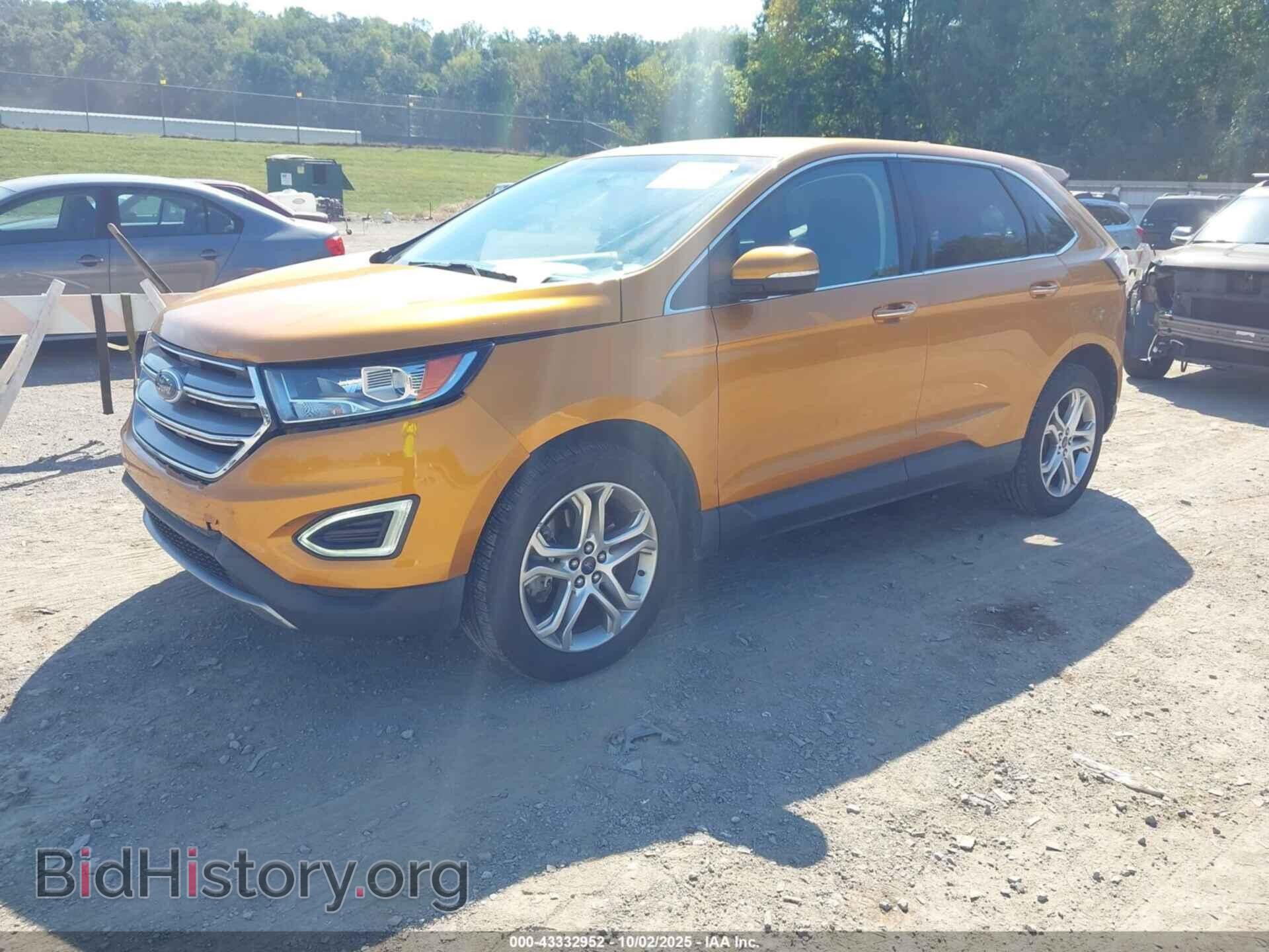 2016 FORD EDGE - VIN: 2FMPK4K85GBB21985 - Фото 2