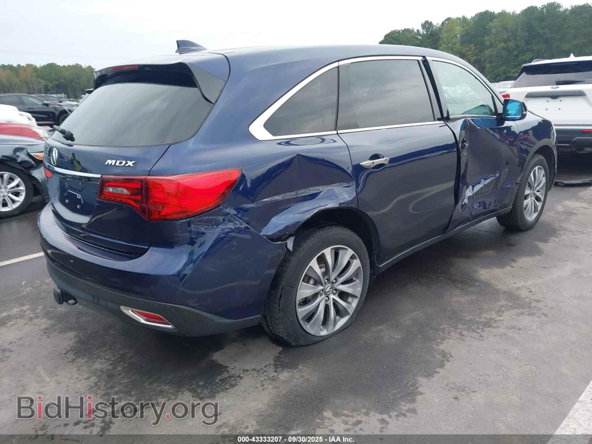 2014 ACURA MDX - VIN: 5FRYD3H41EB005649 - Фото 4