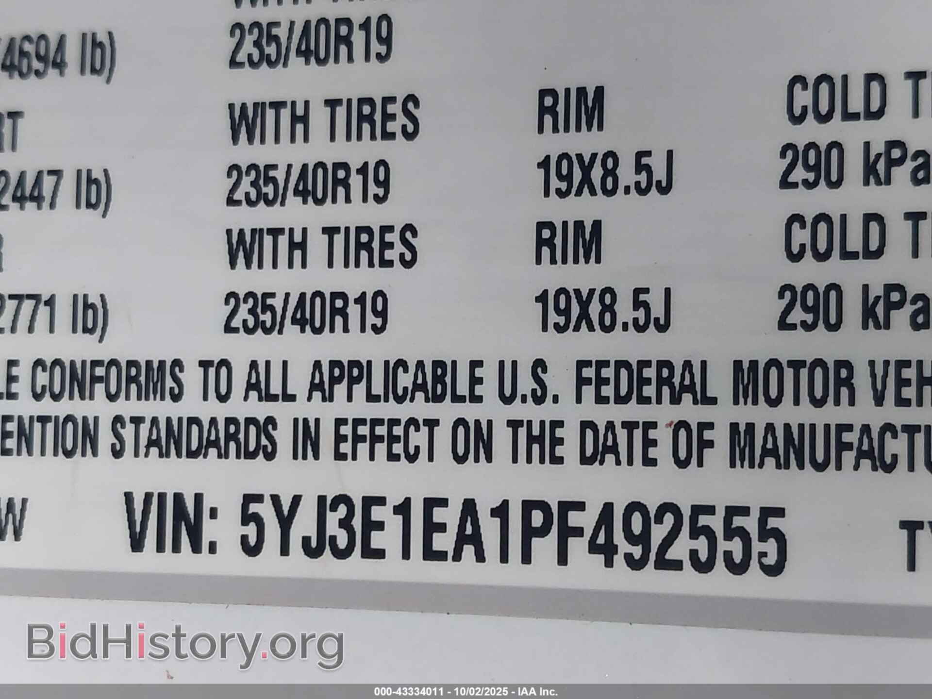 2023 TESLA MODEL 3 - VIN: 5YJ3E1EA1PF492555 - Фото 9