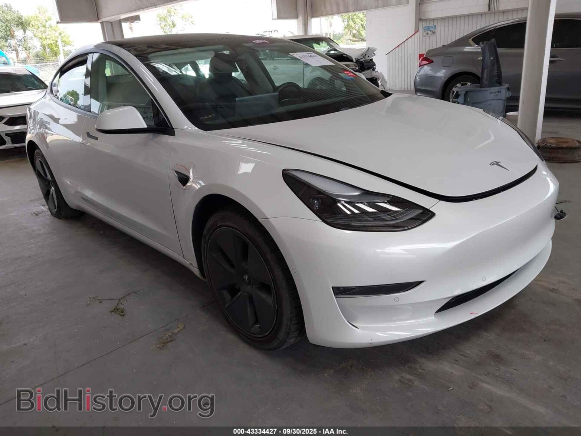 Photo 5YJ3E1EA2MF850581 - TESLA MODEL 3 2021