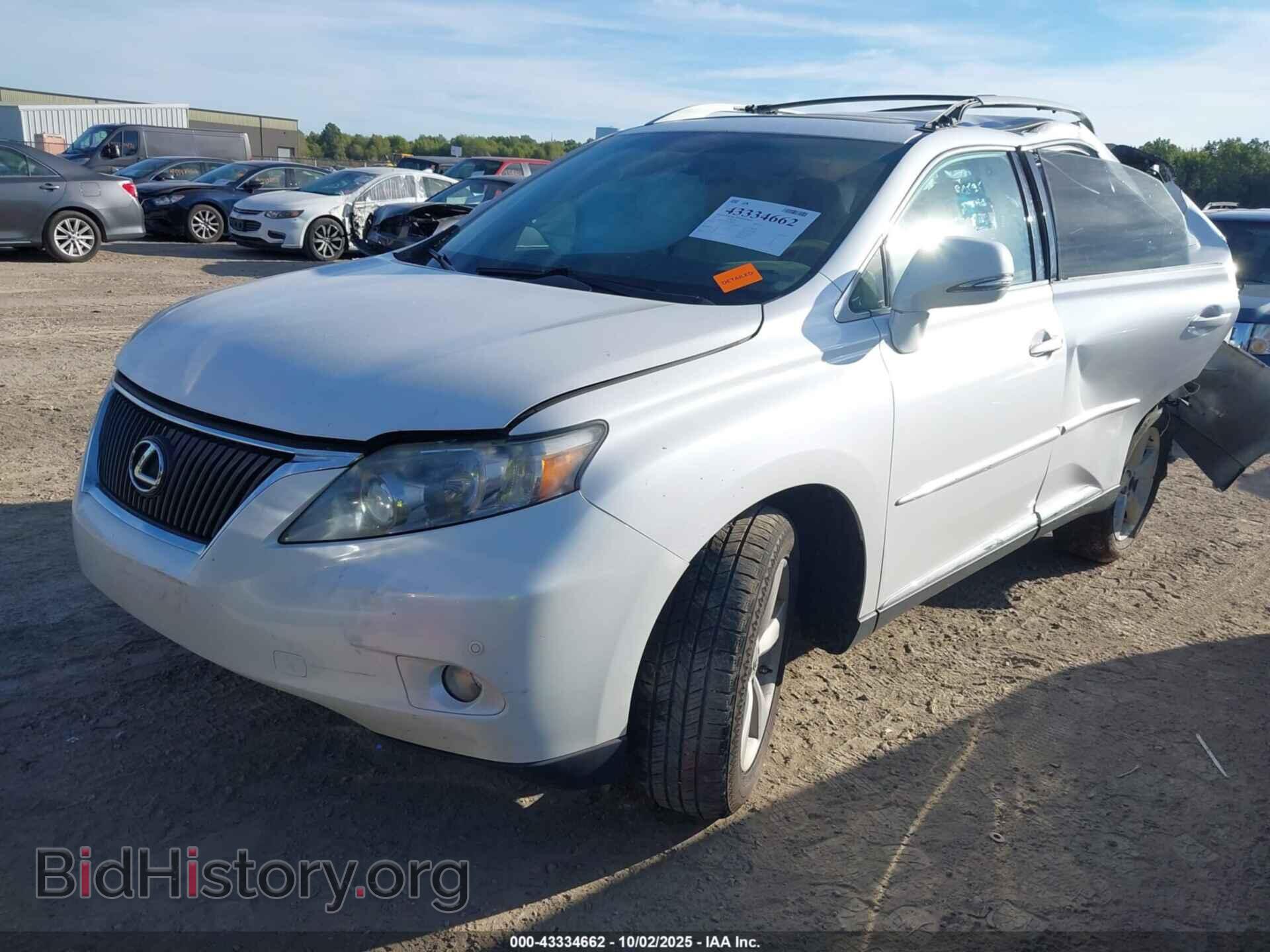 2011 LEXUS RX 350 - VIN: 2T2BK1BA5BC084819 - Фото 2