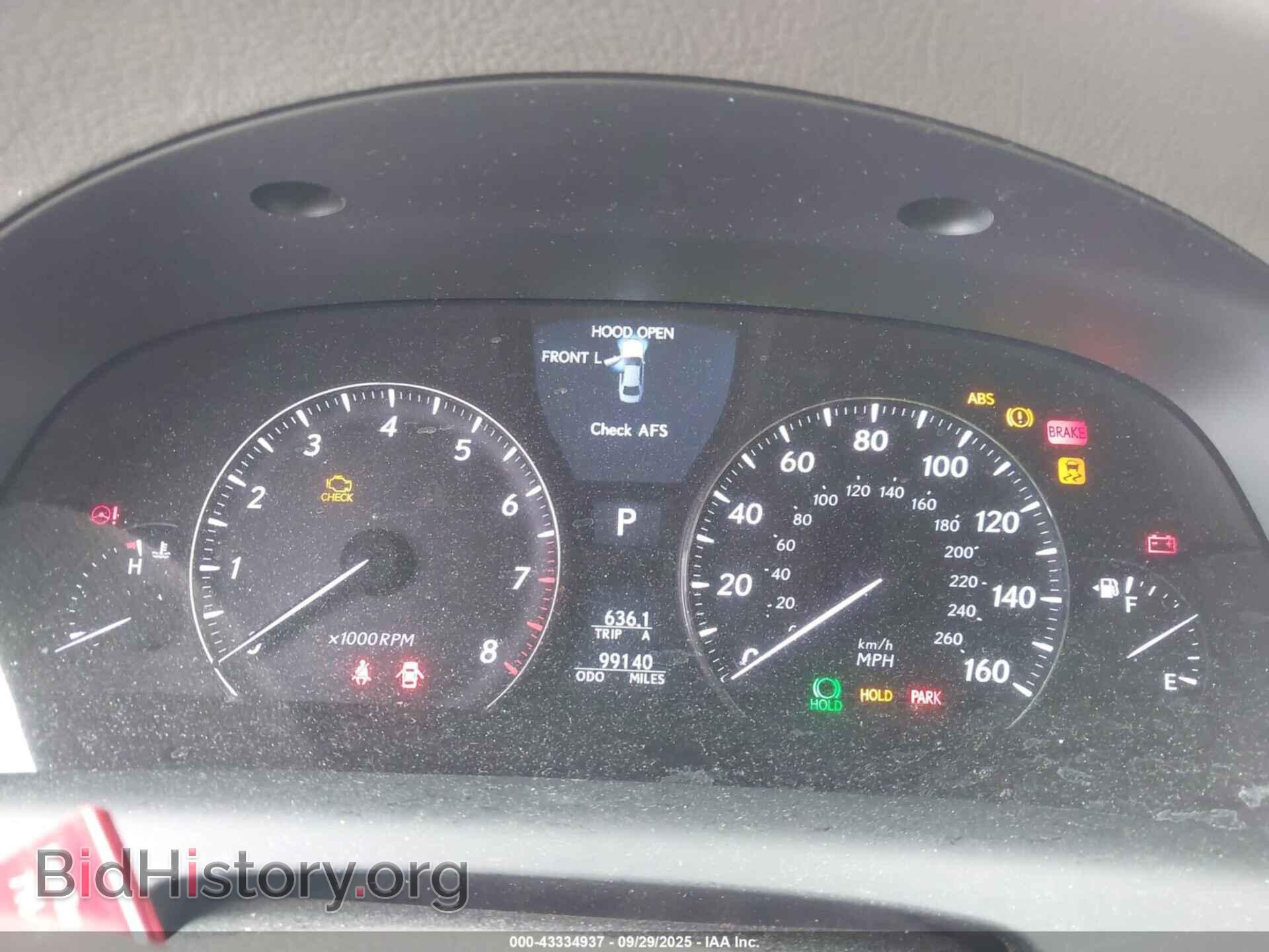 2012 LEXUS LS 460 - VIN: JTHBL5EF7C5113699 - Photo 7