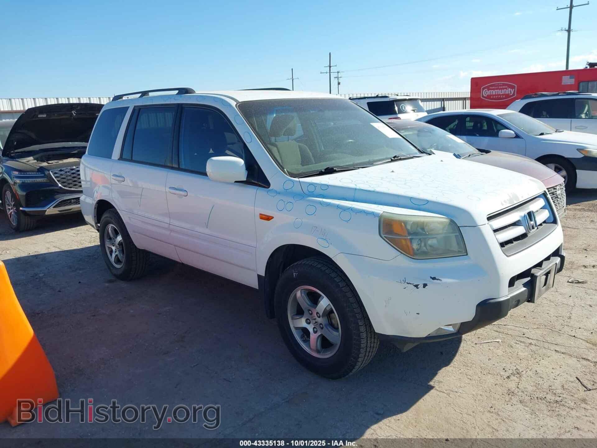 Photo 5FNYF28407B005411 - HONDA PILOT 2007