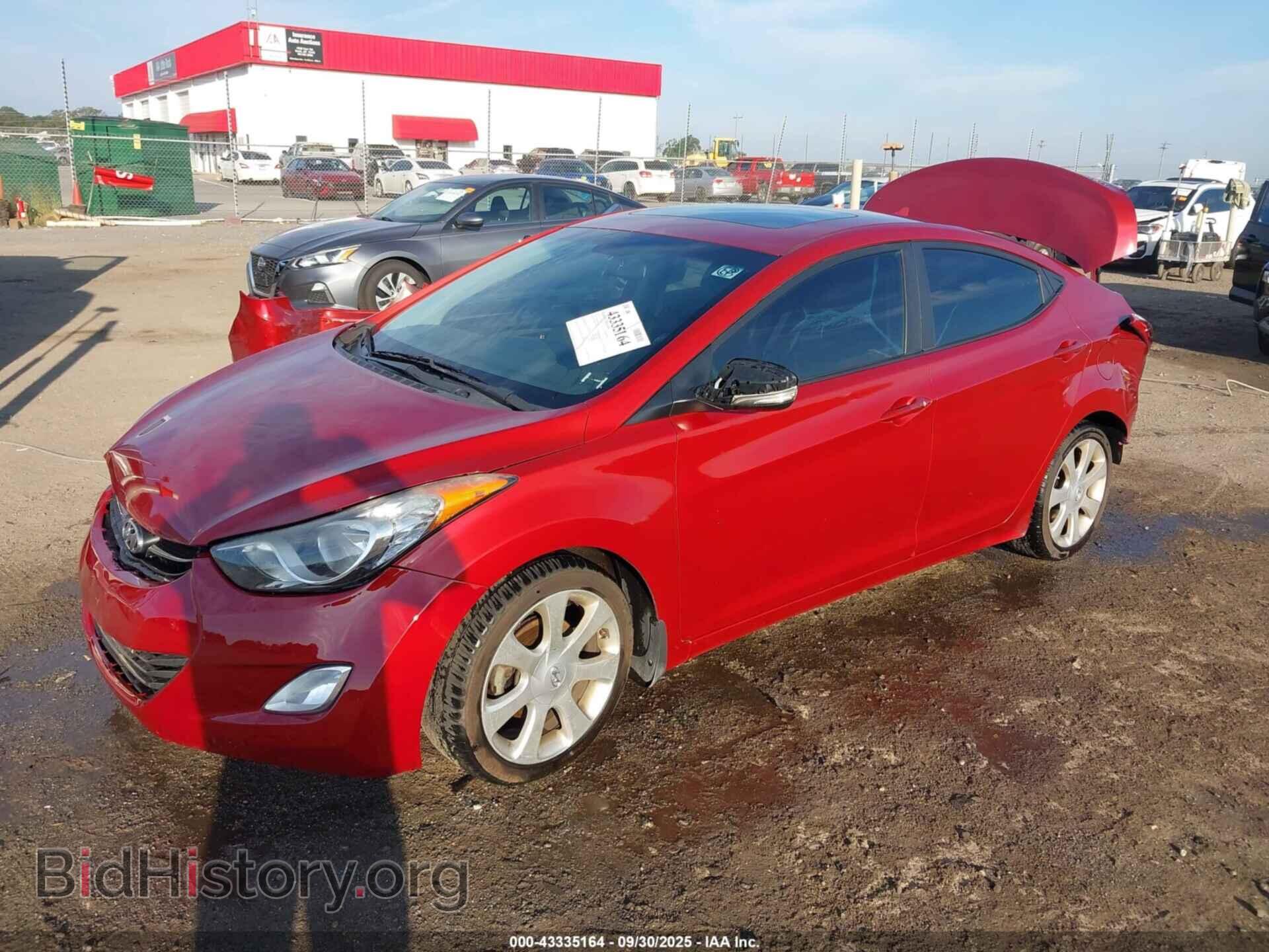 2013 HYUNDAI ELANTRA - VIN: KMHDH4AE9DU525788 - Фото 2