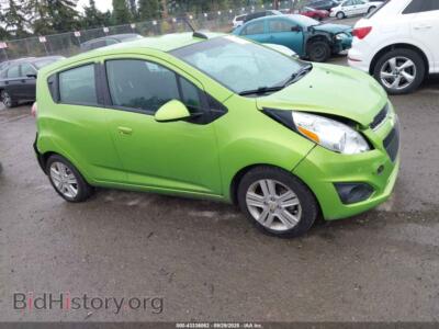 2015 Chevrolet SPARK LS CVT, green — VIN KL8CB6S95FC741850, IAAI