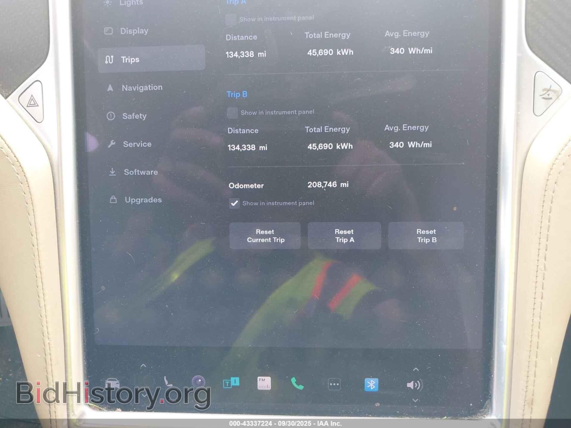 2017 TESLA MODEL S - VIN: 5YJSA1E23HF185115 - Фото 7