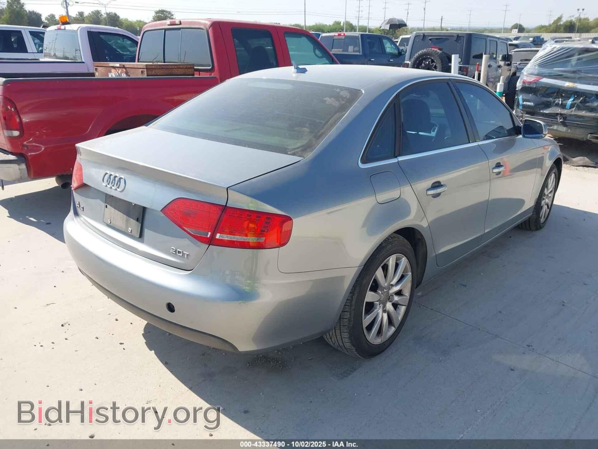 2011 AUDI A4 - VIN: WAUEFAFLXBN032968 - Фото 4