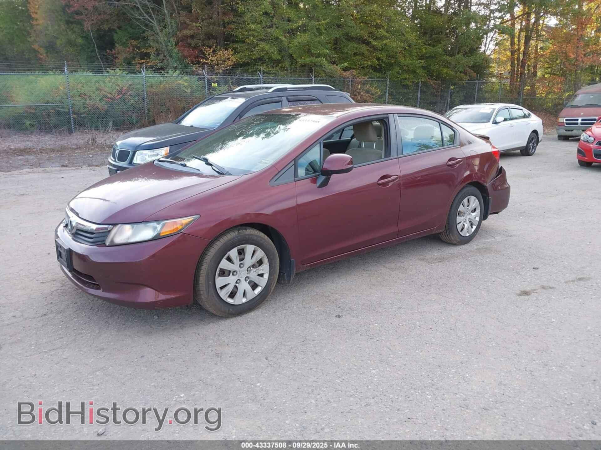 2012 HONDA CIVIC - VIN: 2HGFB2F59CH537941 - Фото 2