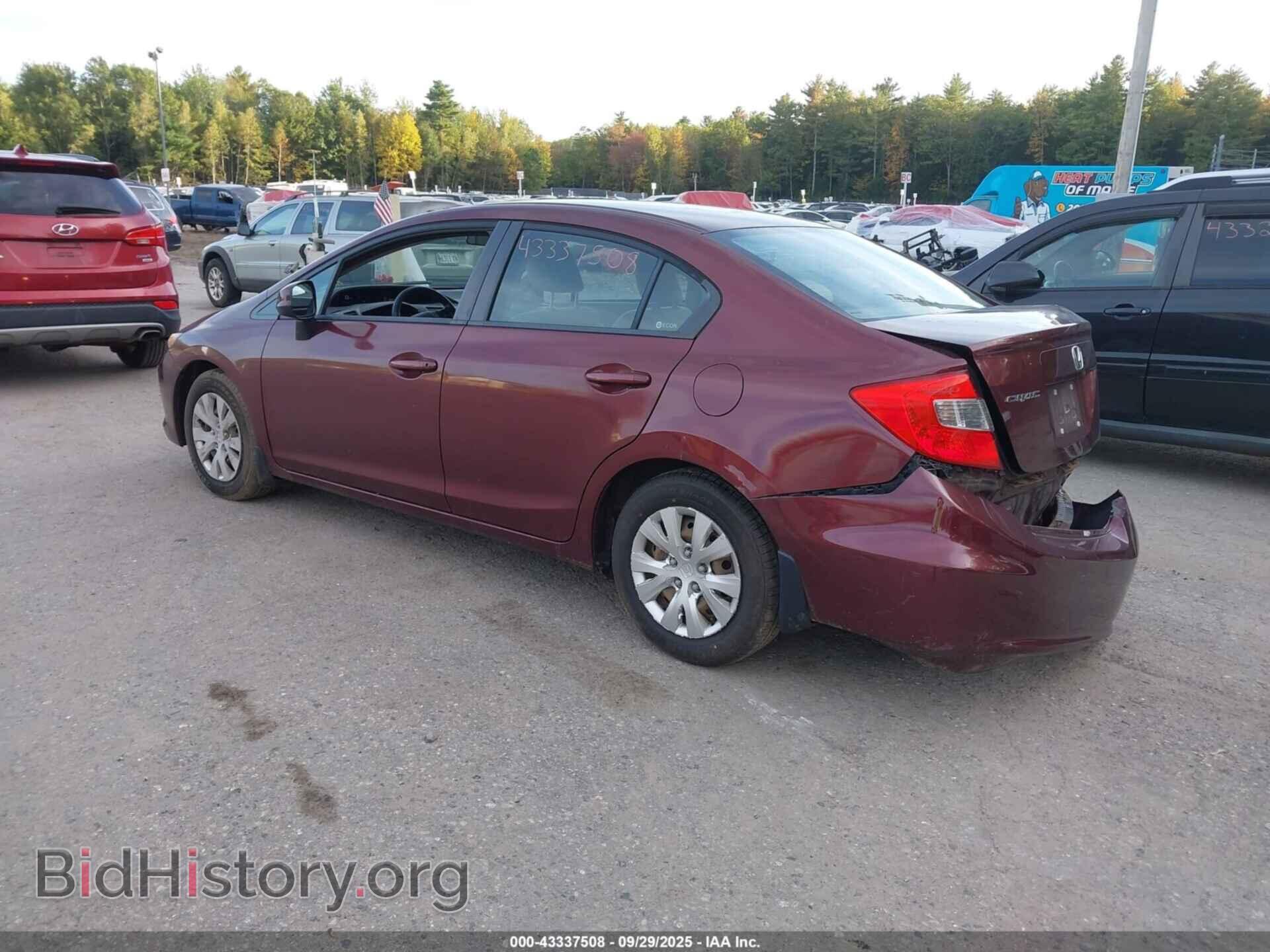 2012 HONDA CIVIC - VIN: 2HGFB2F59CH537941 - Фото 3