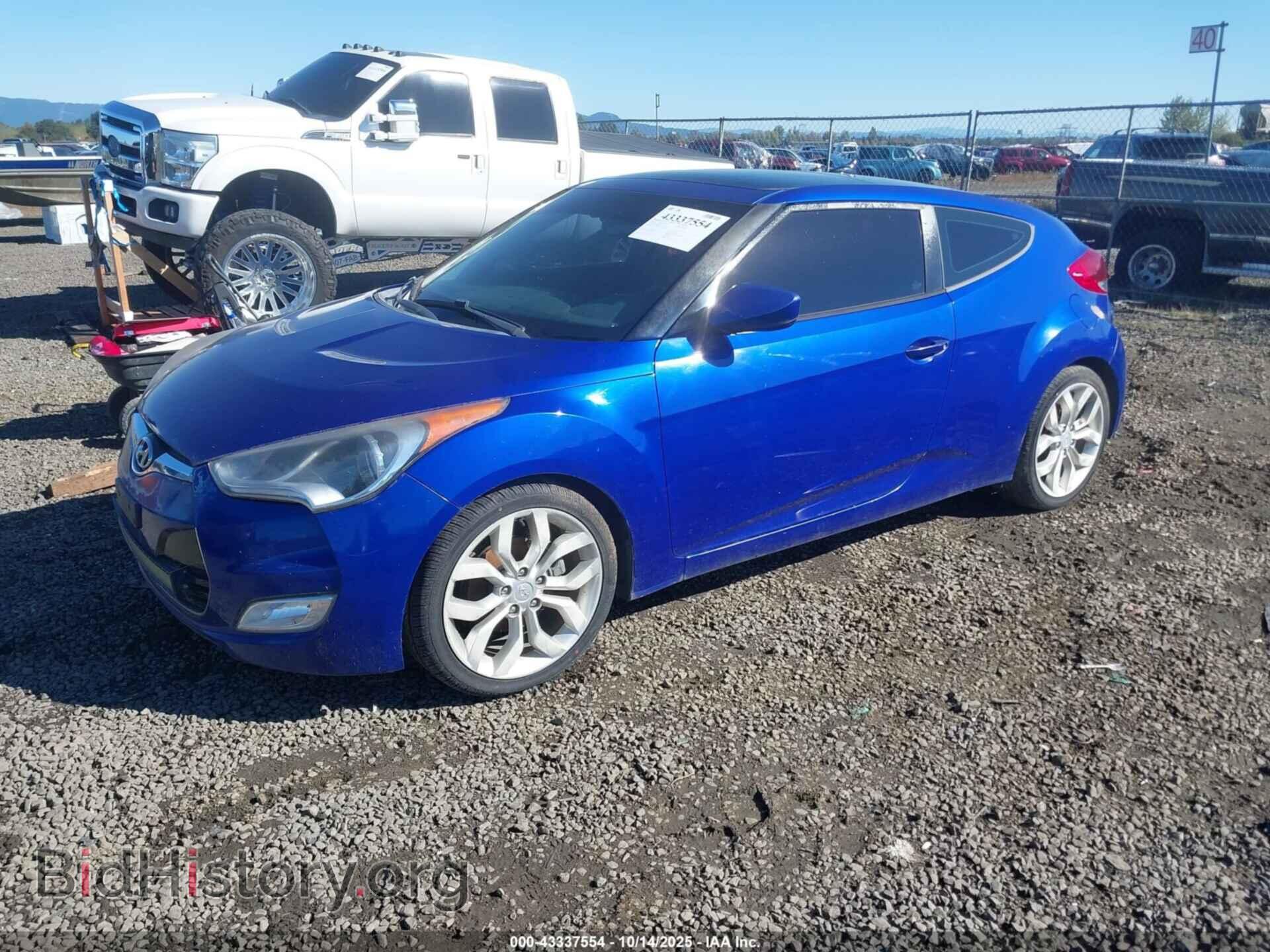 2012 HYUNDAI VELOSTER - VIN: KMHTC6AD7CU026337 - Фото 2