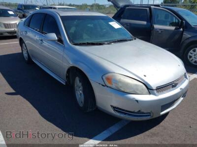 2013 Chevrolet IMPALA LT, silver — VIN 2G1WB5E31D1171945, IAAI