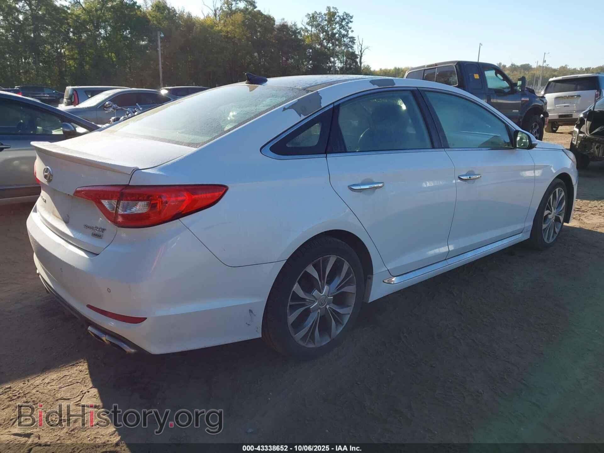 2015 HYUNDAI SONATA - VIN: 5NPE34AB1FH257474 - Фото 4