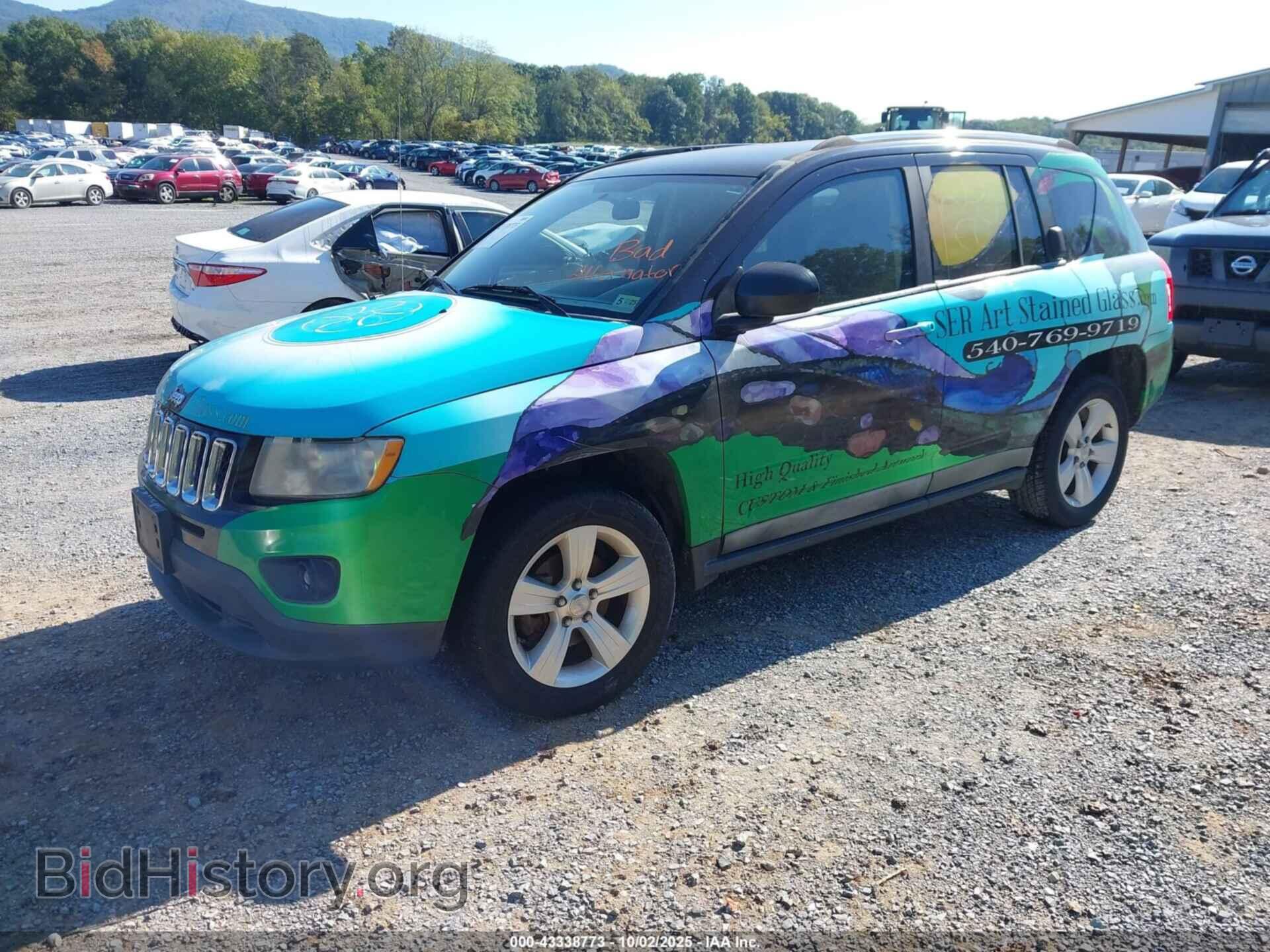 2011 JEEP COMPASS - VIN: 1J4NF1FBXBD135687 - Фото 2