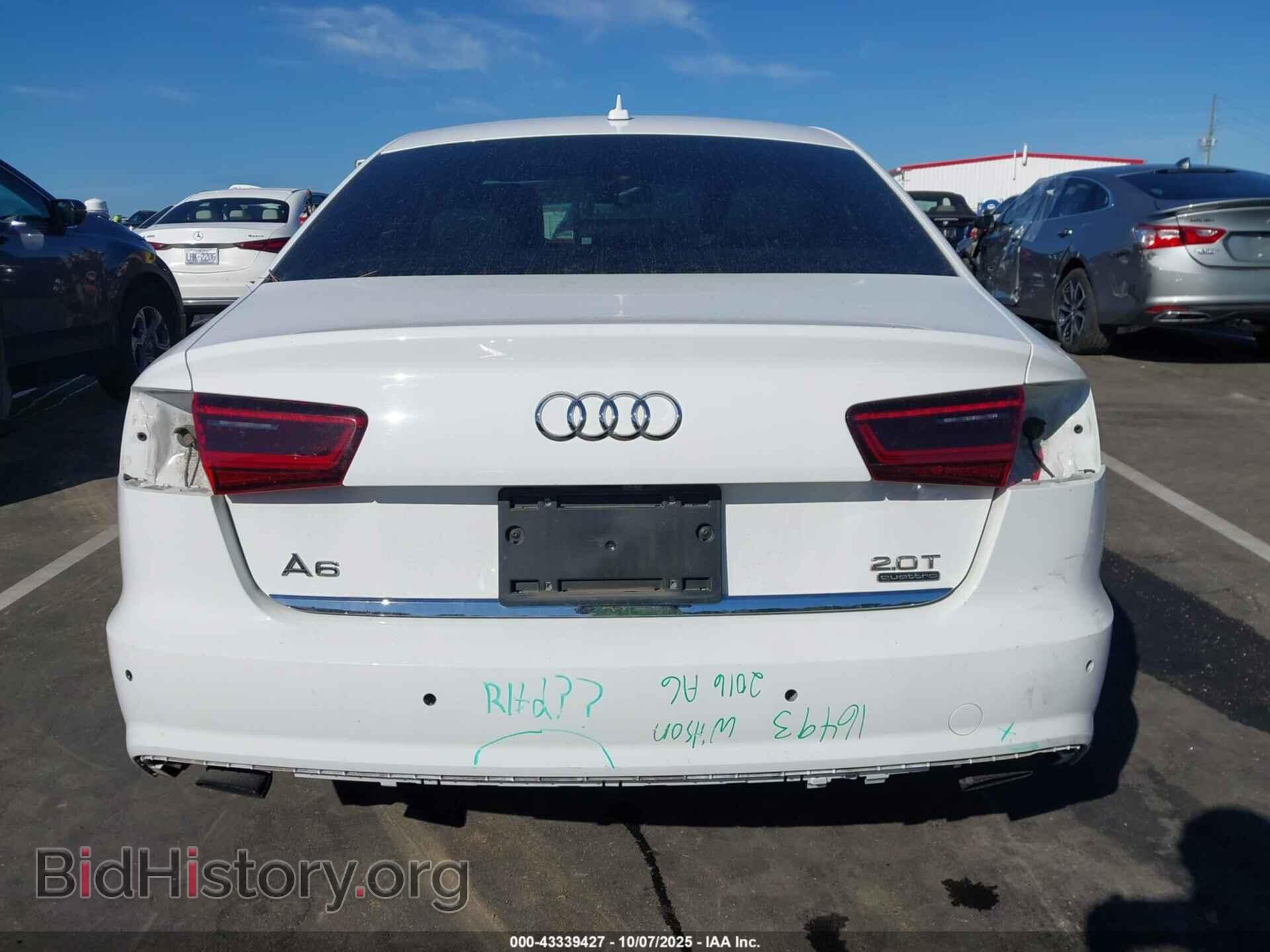 2016 AUDI A6 - VIN: WAUGFAFC8GN010676 - Photo 16