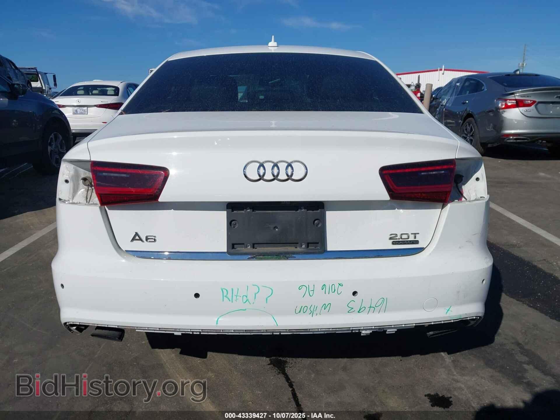 2016 AUDI A6 - VIN: WAUGFAFC8GN010676 - Photo 6