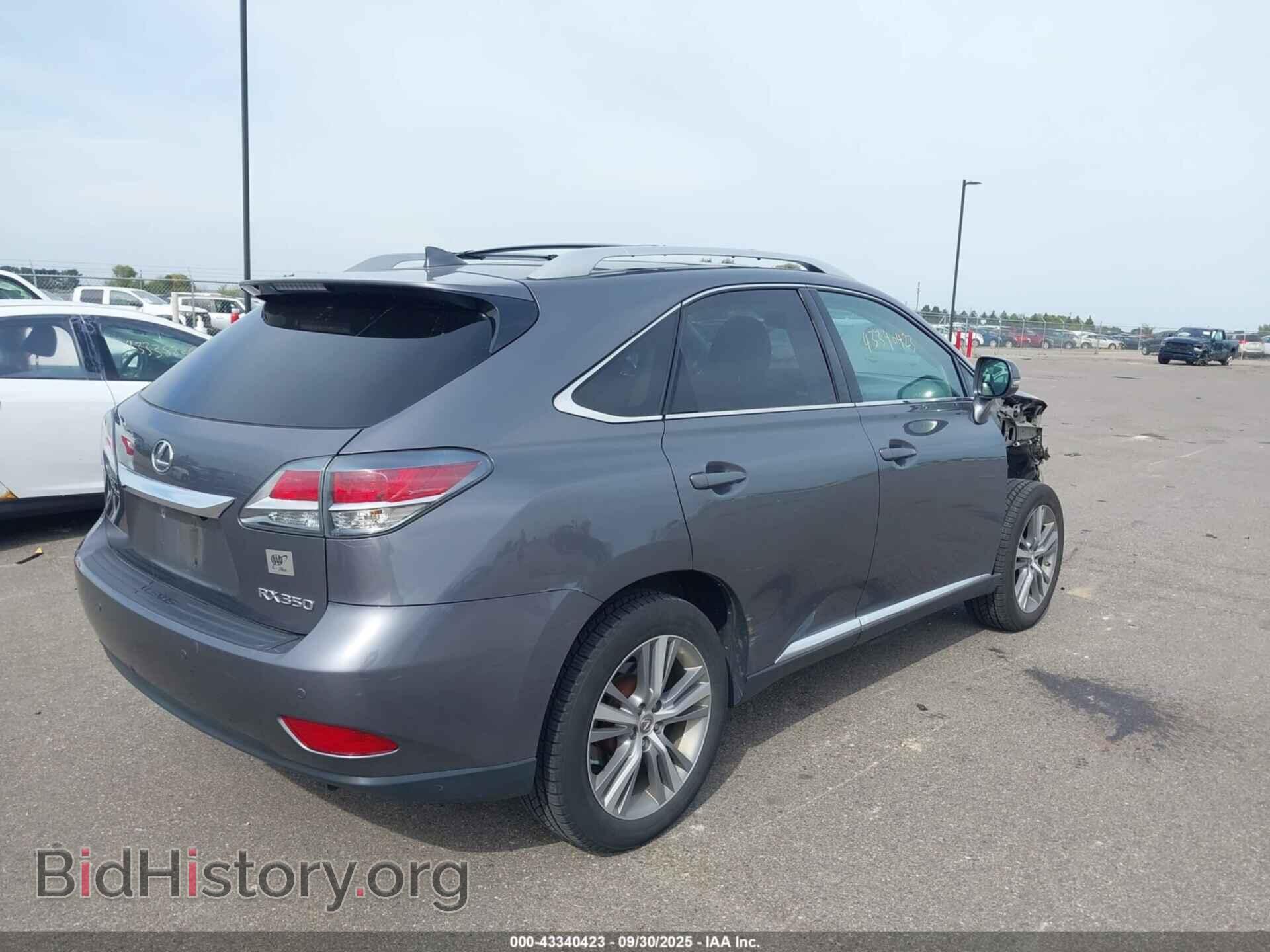 2015 LEXUS RX 350 - VIN: 2T2BK1BAXFC275187 - Фото 4