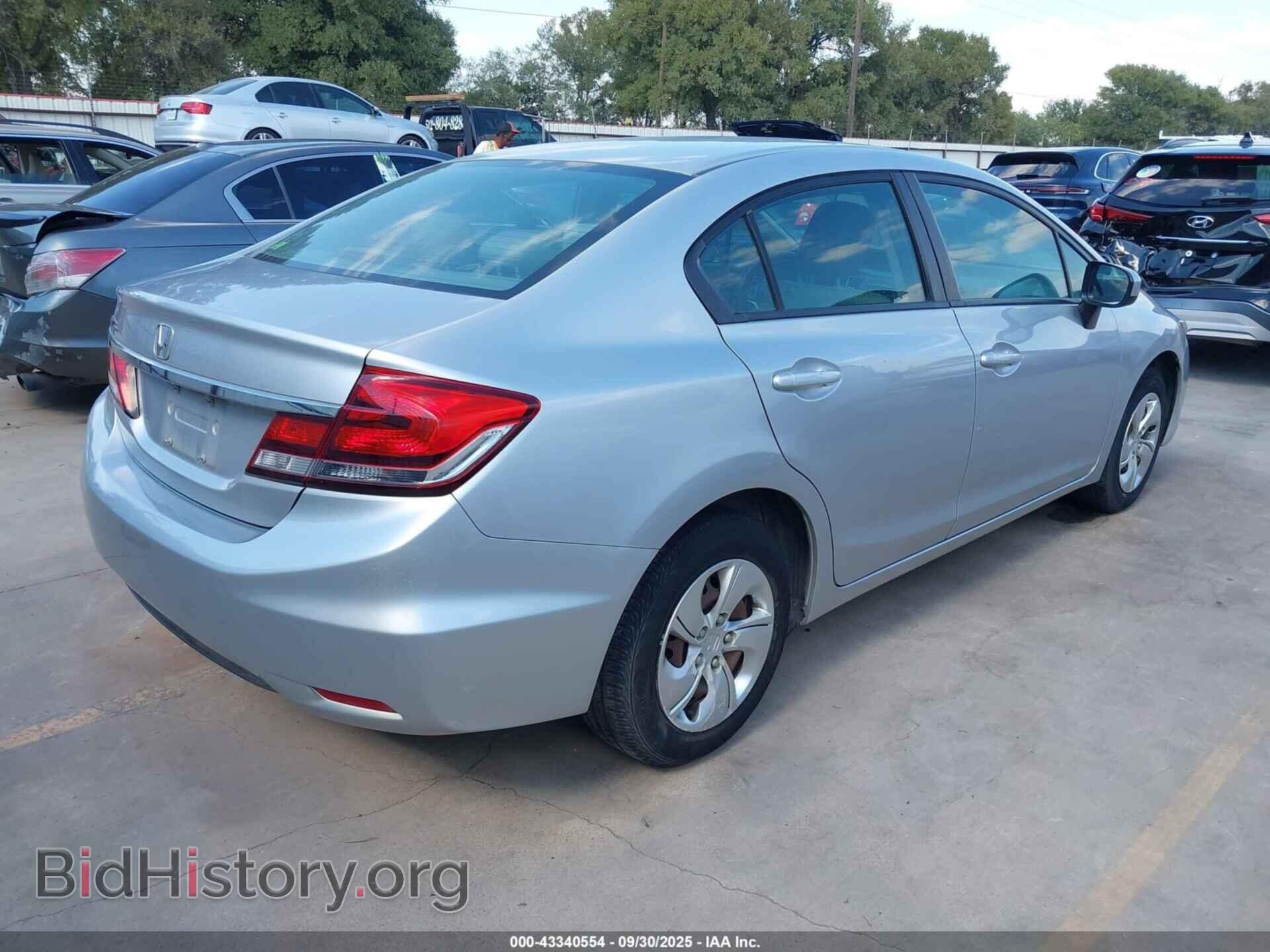 2014 HONDA CIVIC - VIN: 19XFB2F5XEE051751 - Фото 4