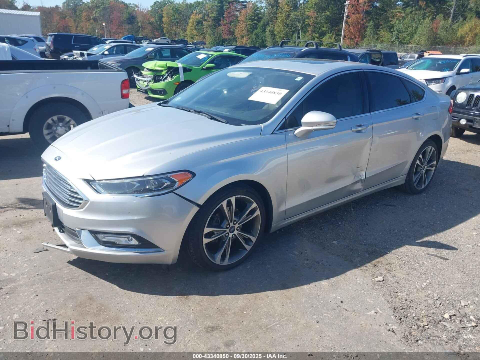 2017 FORD FUSION - VIN: 3FA6P0D97HR127974 - Фото 2