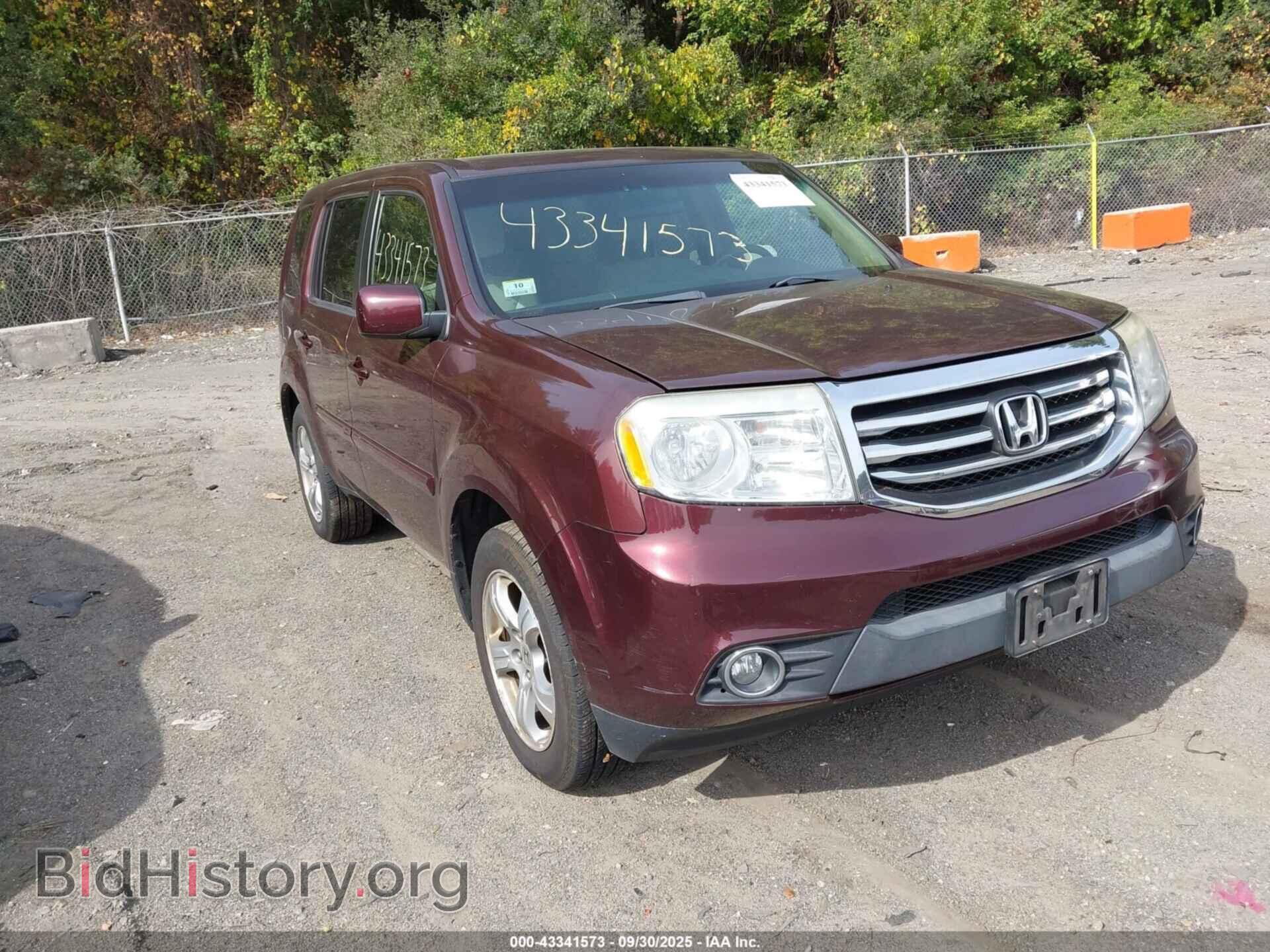 Фотография 5FNYF4H44DB071516 - HONDA PILOT 2013