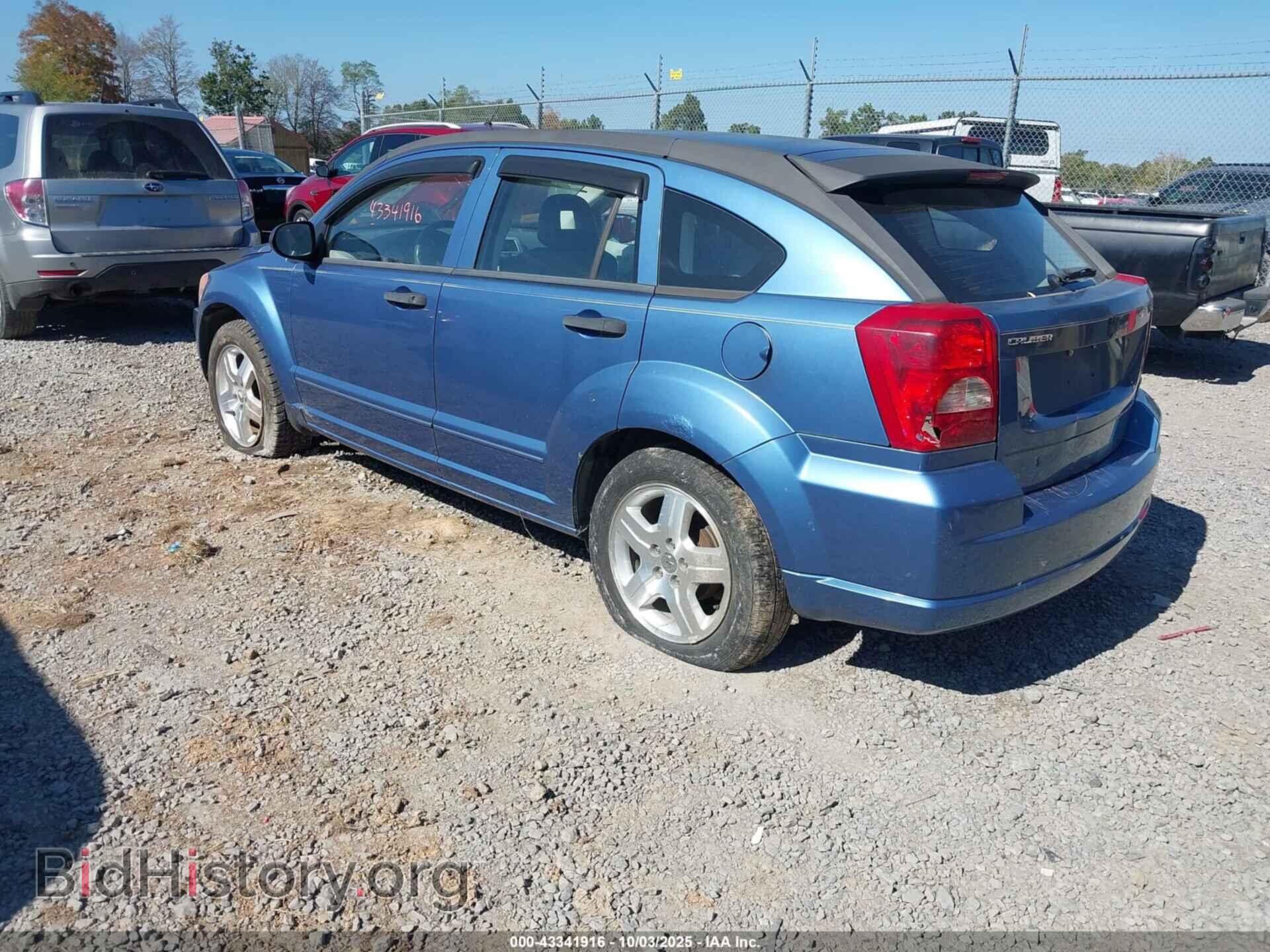 2007 DODGE CALIBER - VIN: 1B3HB48B67D101154 - Фото 3