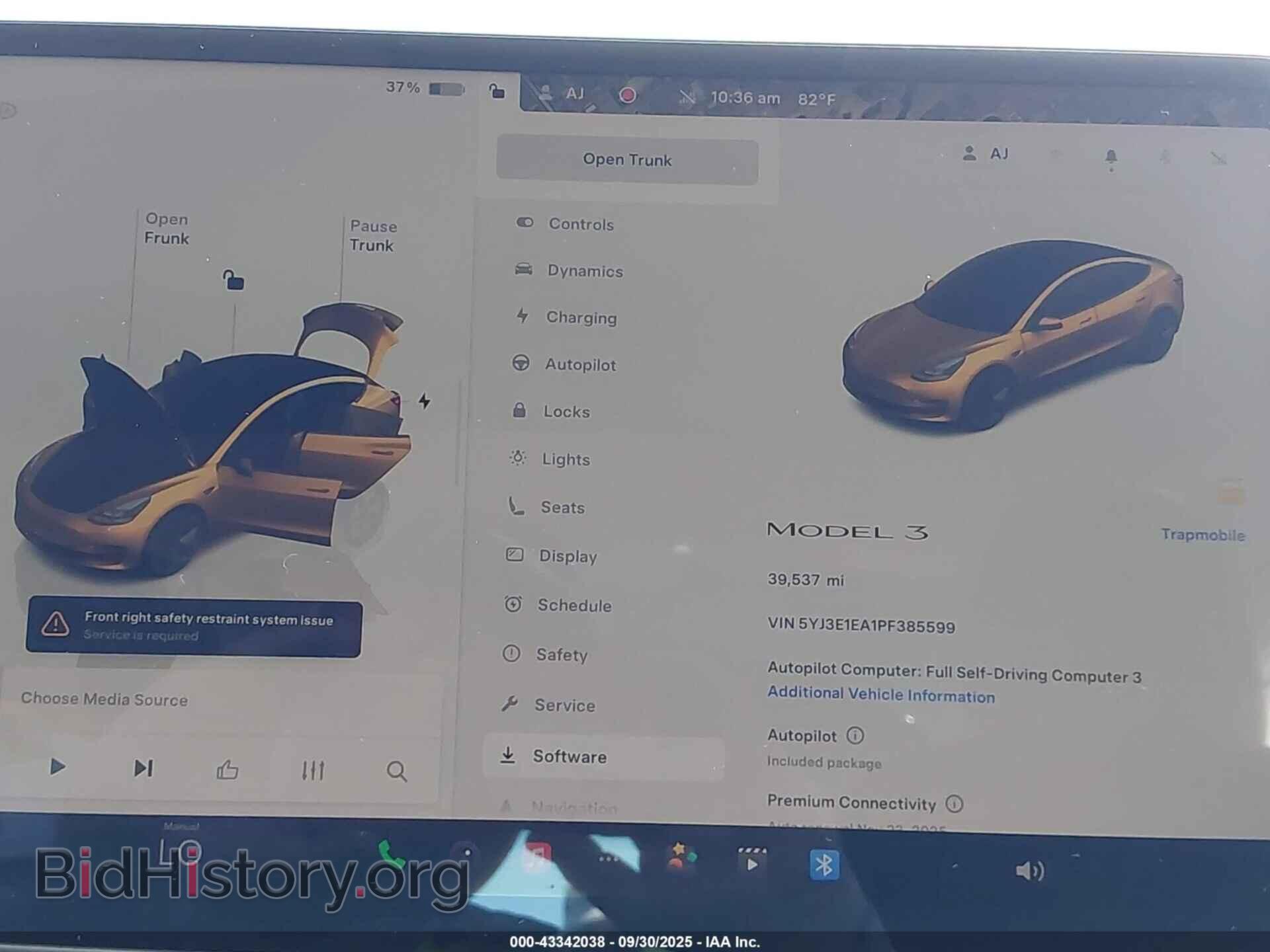 2023 TESLA MODEL 3 - VIN: 5YJ3E1EA1PF385599 - Фото 16