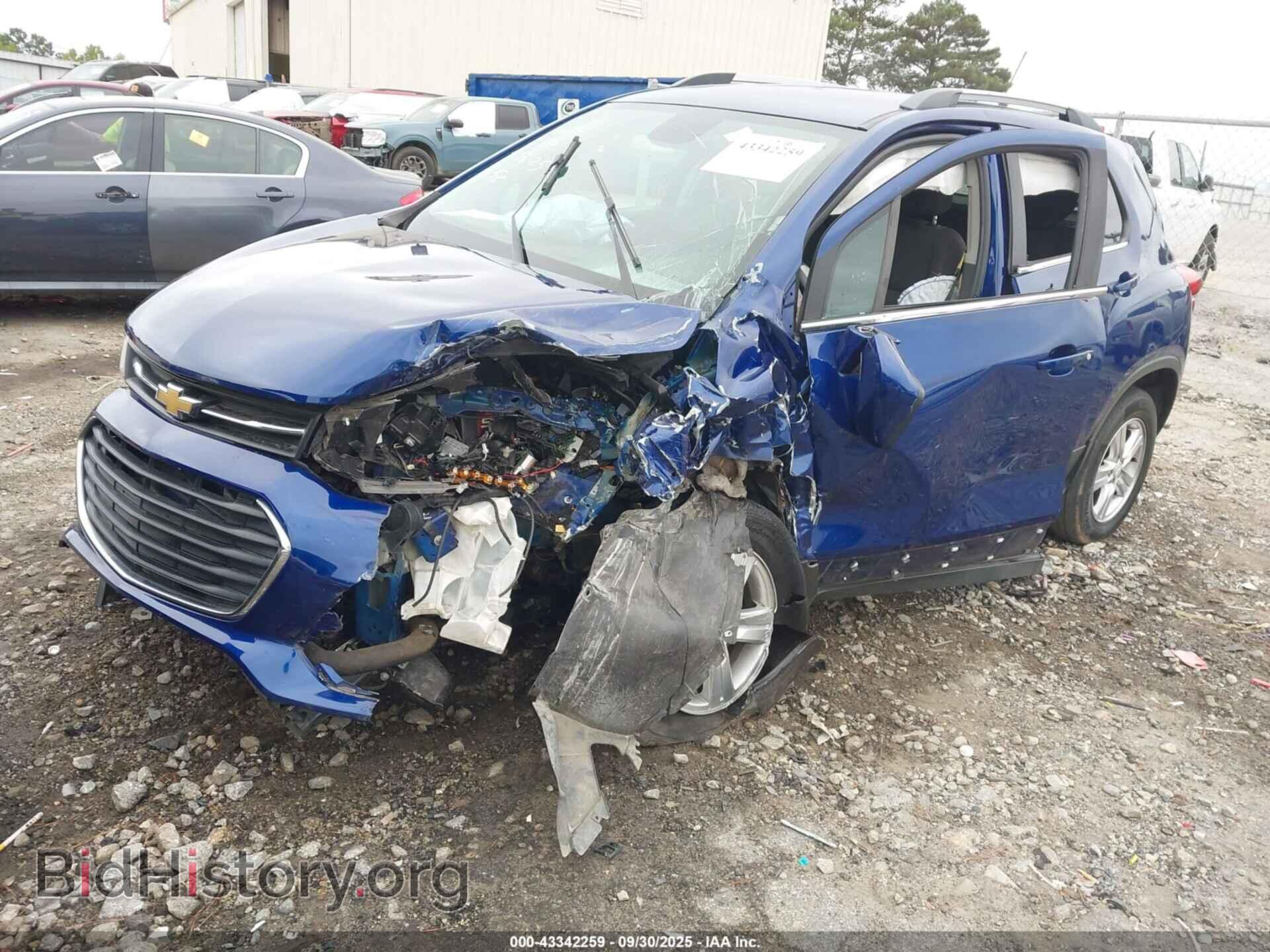 2017 CHEVROLET TRAX - VIN: 3GNCJLSB4HL141671 - Фото 2