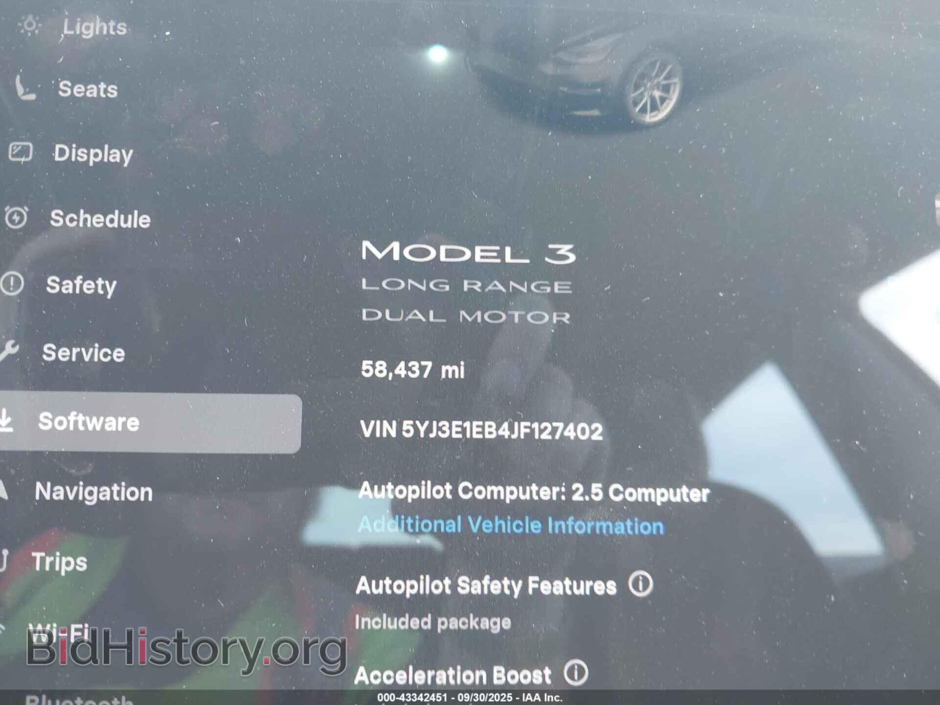 2018 TESLA MODEL 3 - VIN: 5YJ3E1EB4JF127402 - Фото 7