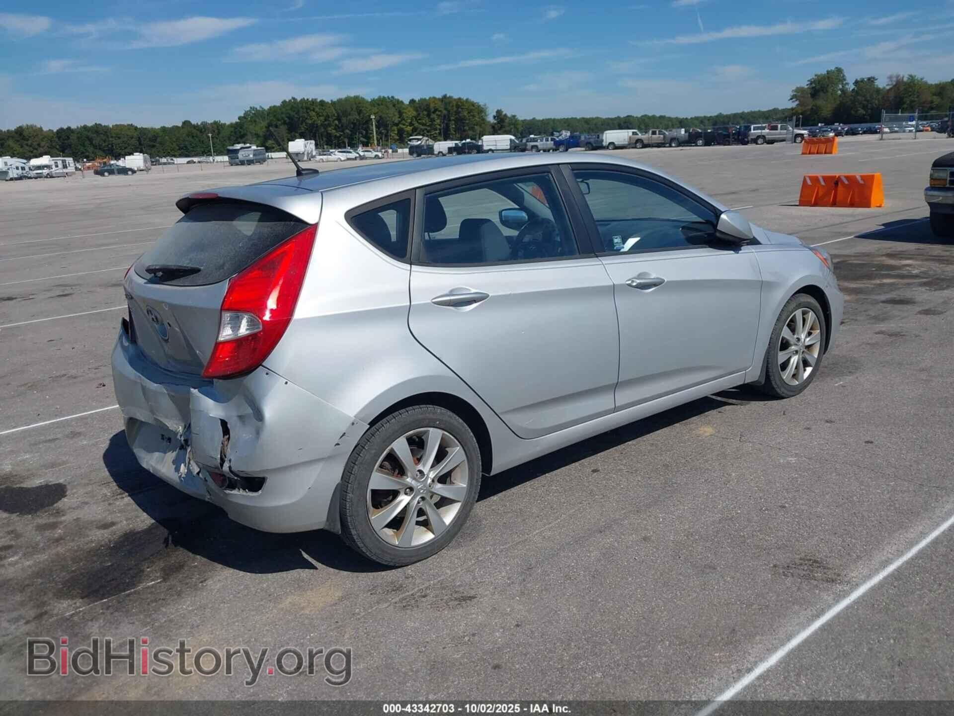 2012 HYUNDAI ACCENT - VIN: KMHCU5AE0CU049751 - Фото 4