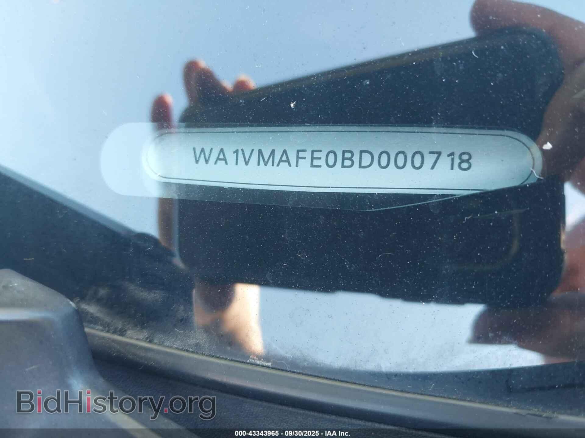 2011 AUDI Q7 - VIN: WA1VMAFE0BD000718 - Фото 9