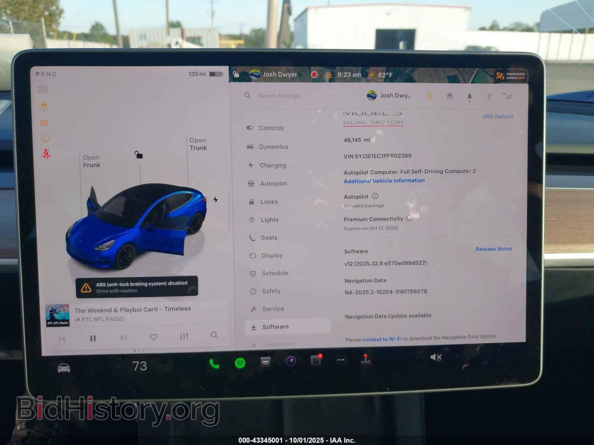 2023 TESLA MODEL 3 - VIN: 5YJ3E1EC1PF602389 - Фото 7