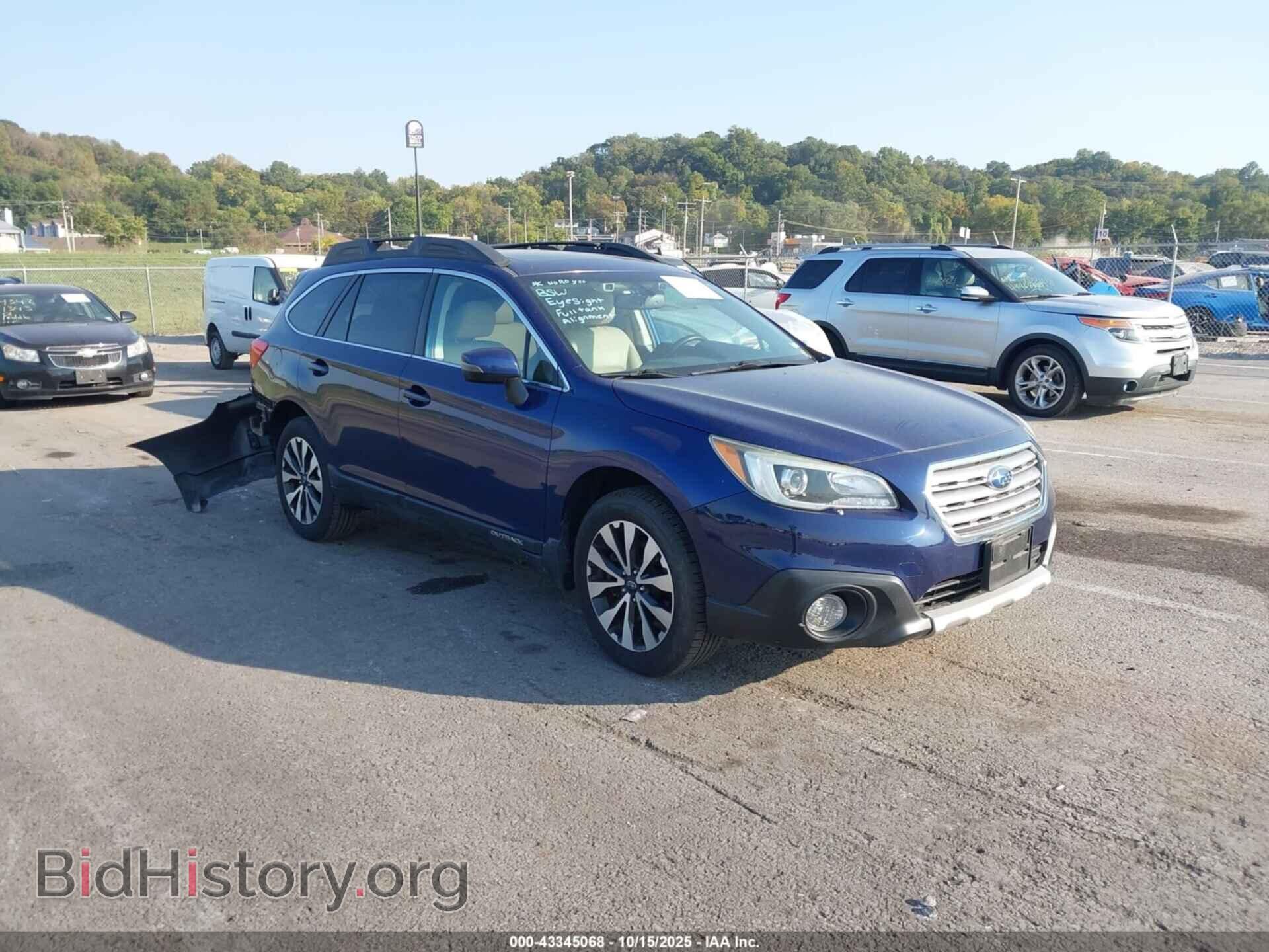Фотография 4S4BSENC9F3307642 - SUBARU OUTBACK 2015