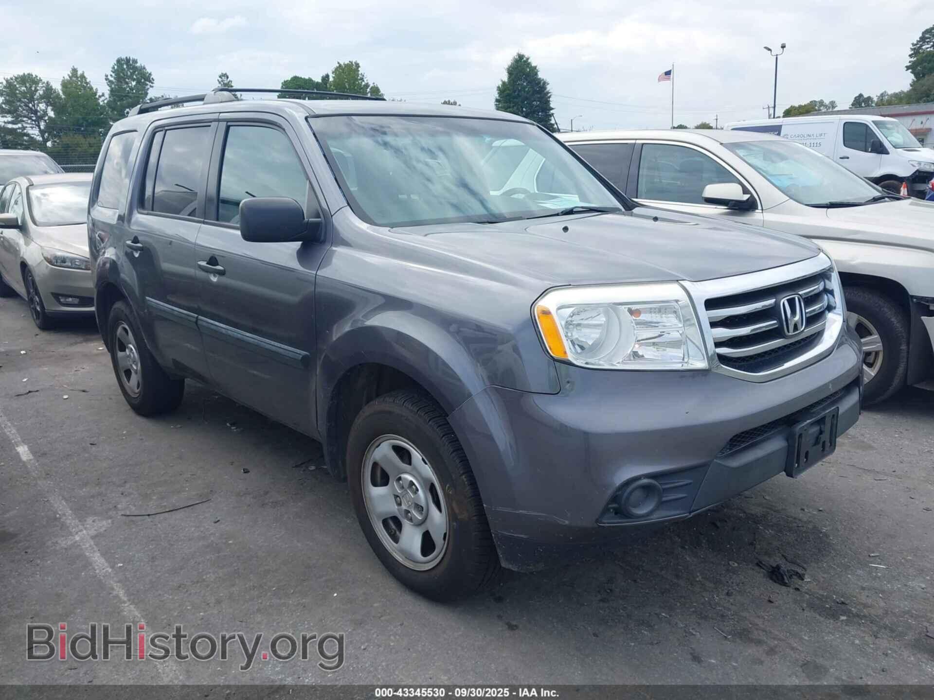 Photo 5FNYF3H23EB019059 - HONDA PILOT 2014