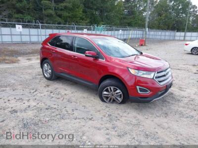 2018 Ford EDGE SEL, красный — VIN 2FMPK3J91JBB24670, IAAI