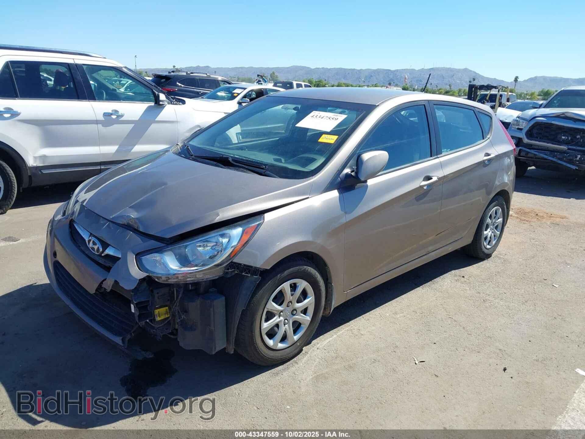 2013 HYUNDAI ACCENT - VIN: KMHCT5AE7DU117306 - Фото 2